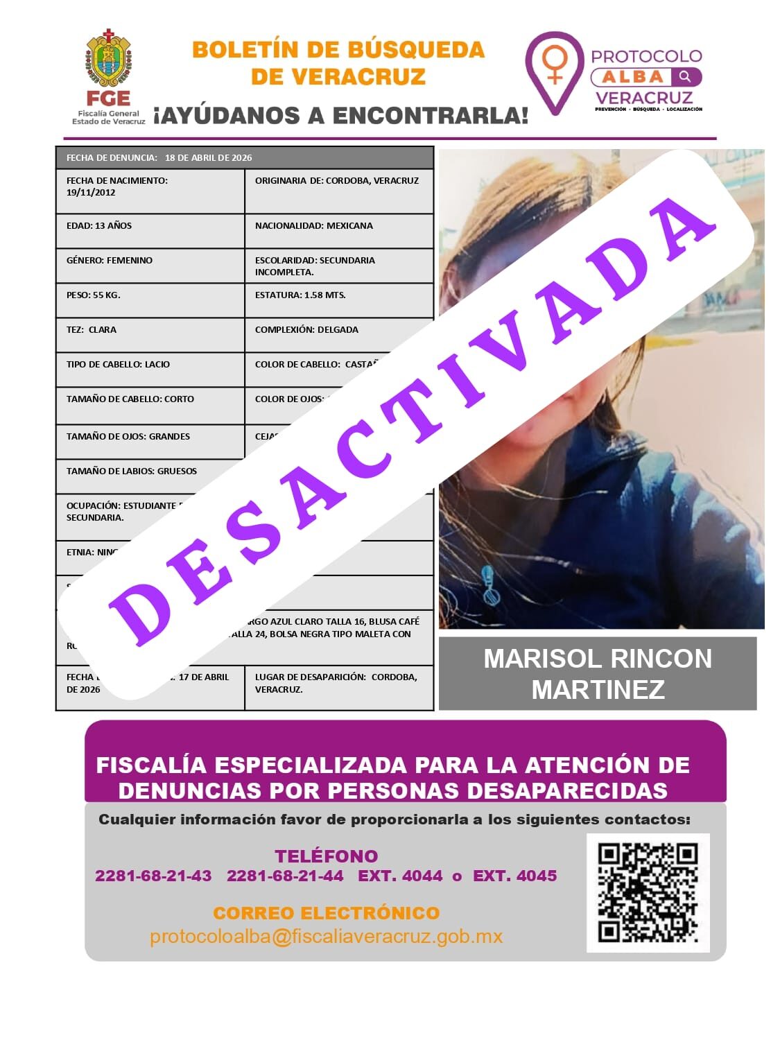 MARISOL RINCON MARTINEZ