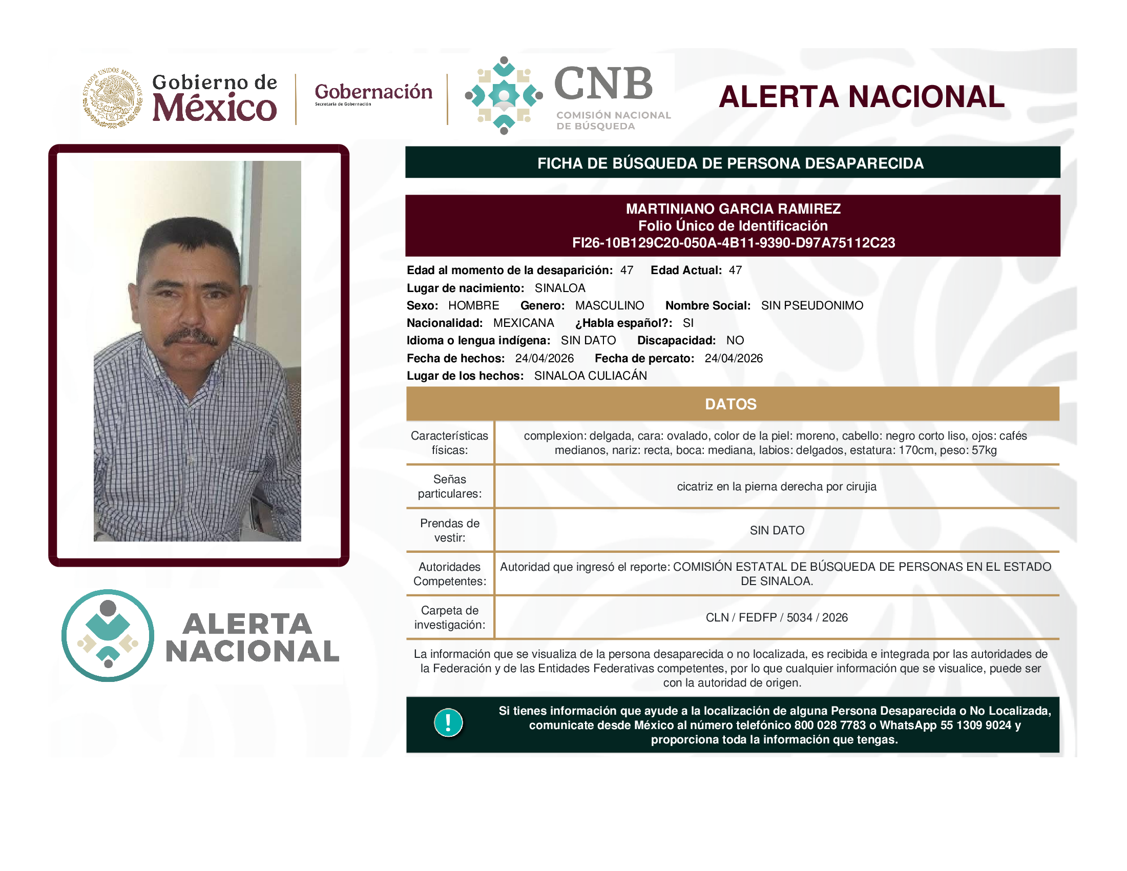 MARTINIANO GARCIA RAMIREZ