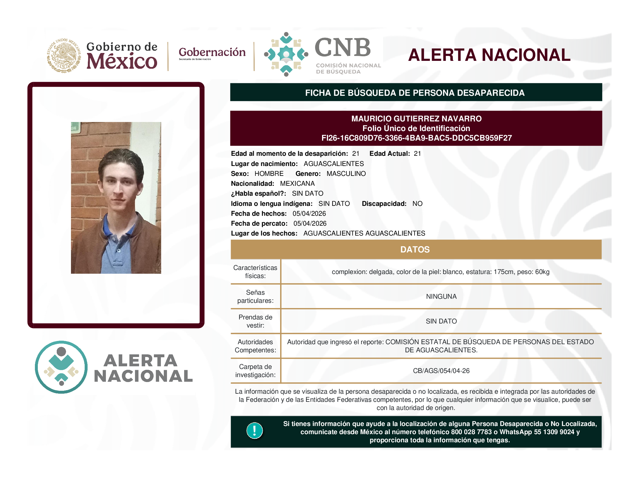 MAURICIO GUTIERREZ NAVARRO