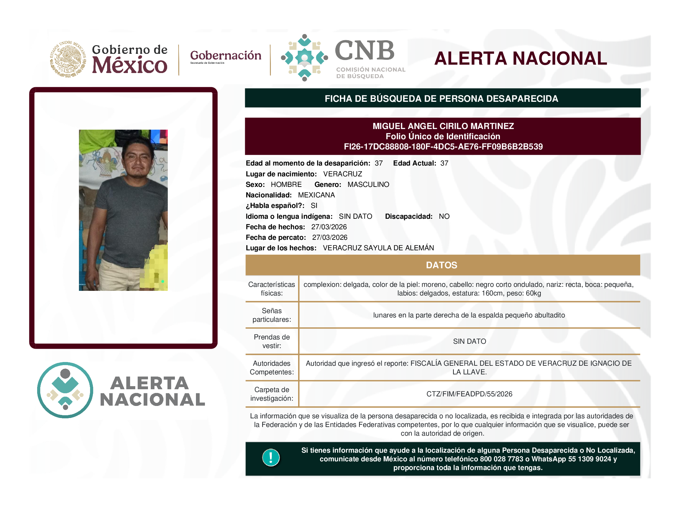 MIGUEL ANGEL CIRILO MARTINEZ