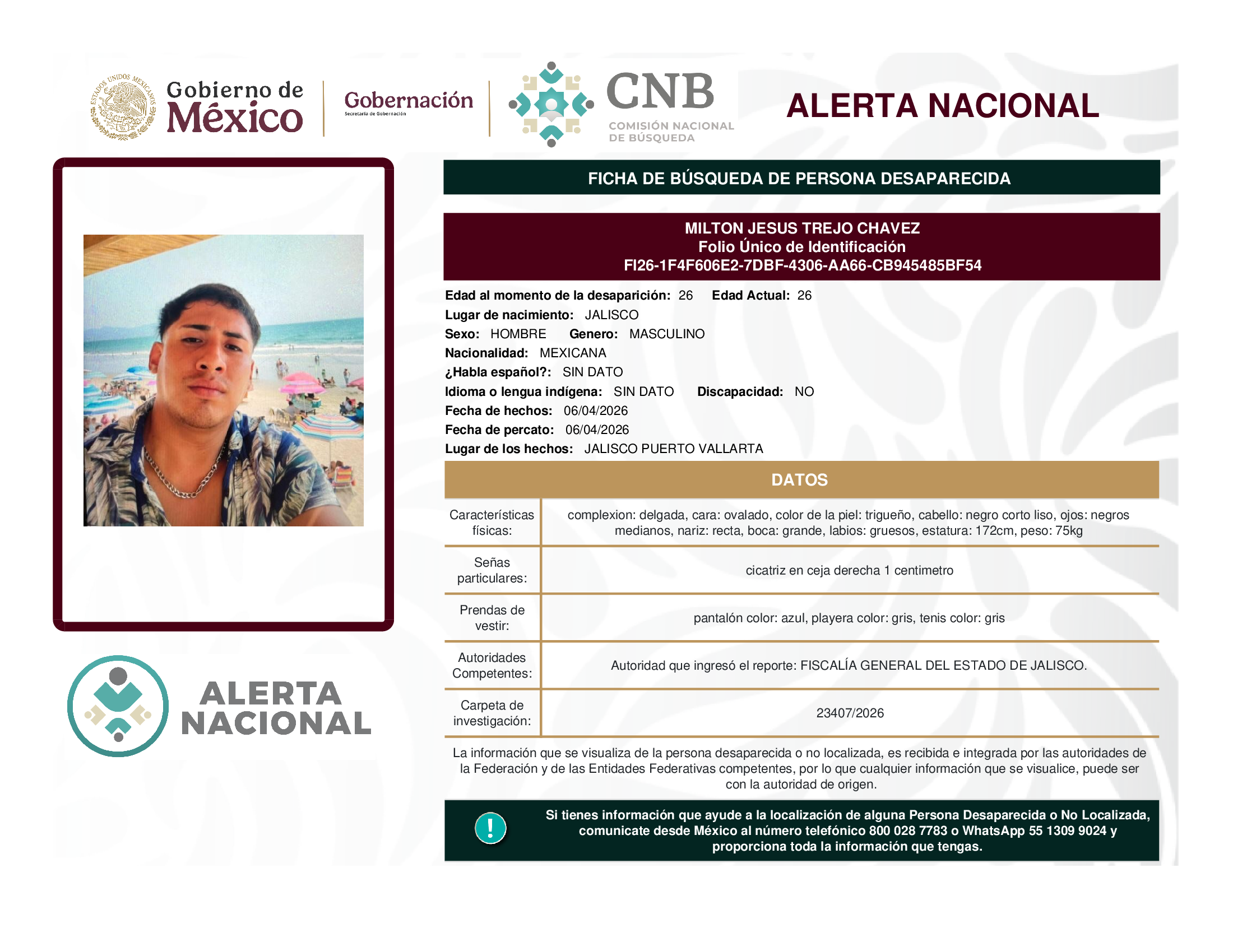 MILTON JESUS TREJO CHAVEZ