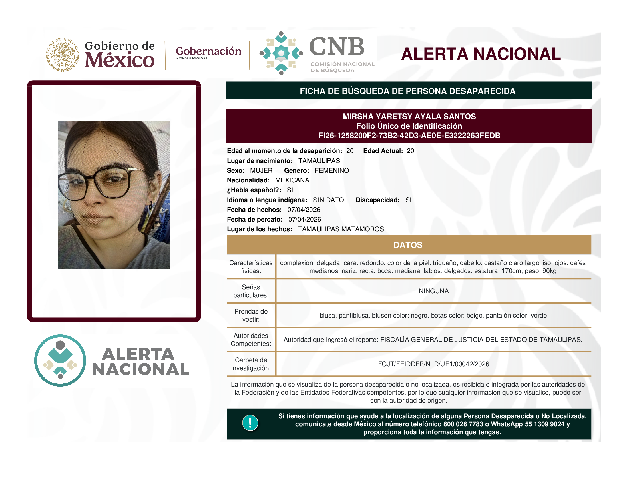 MIRSHA YARETSY AYALA SANTOS