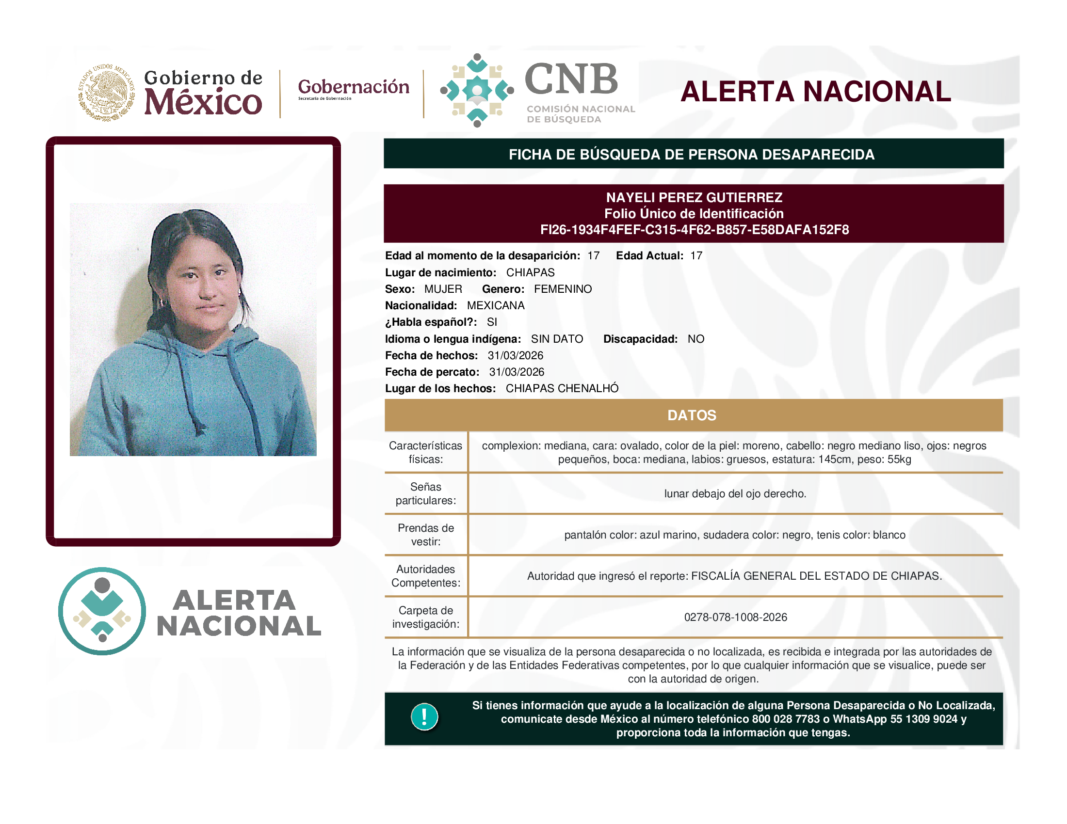 NAYELI PEREZ GUTIERREZ