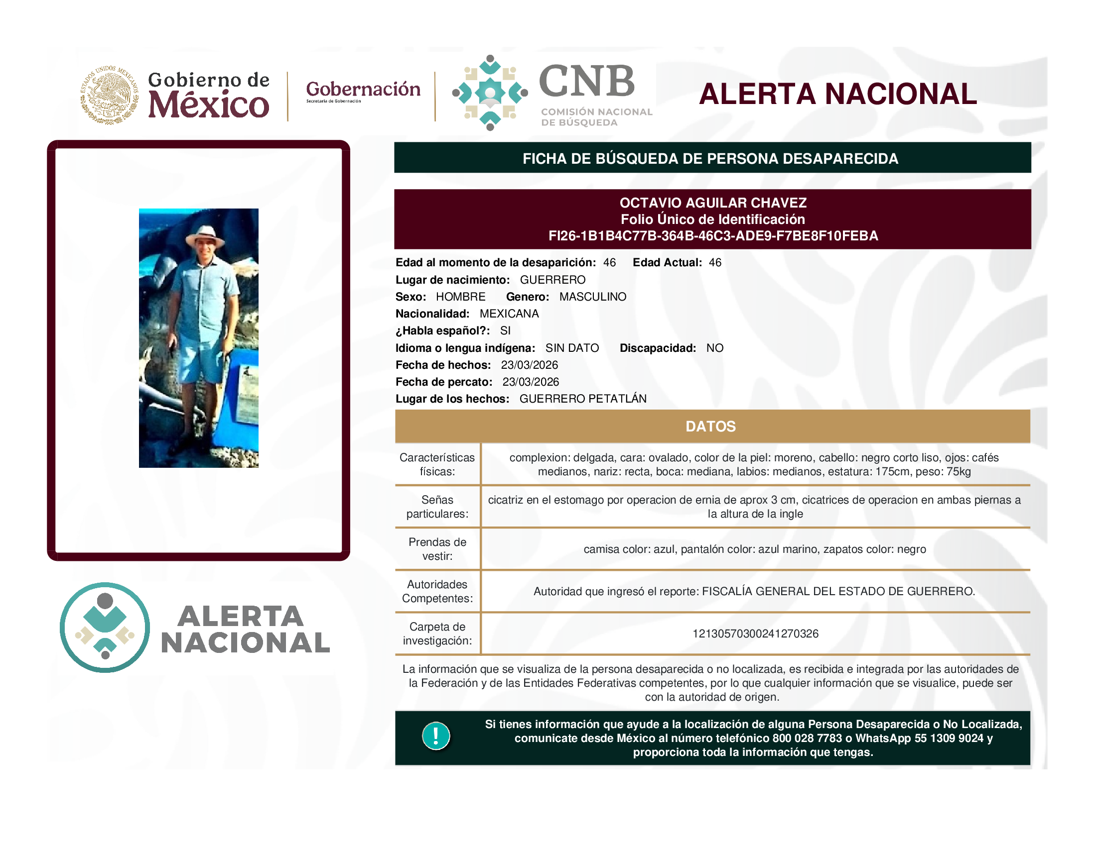 OCTAVIO AGUILAR CHAVEZ