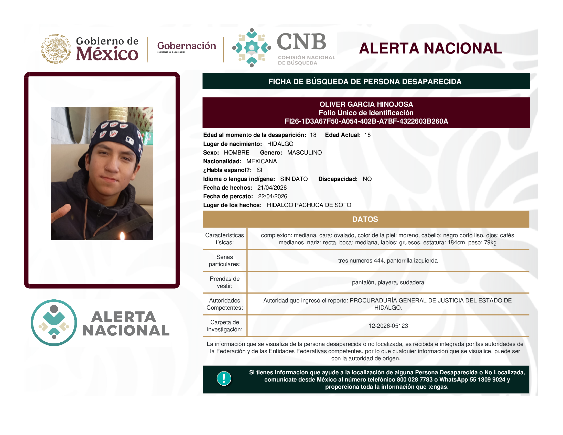 OLIVER GARCIA HINOJOSA