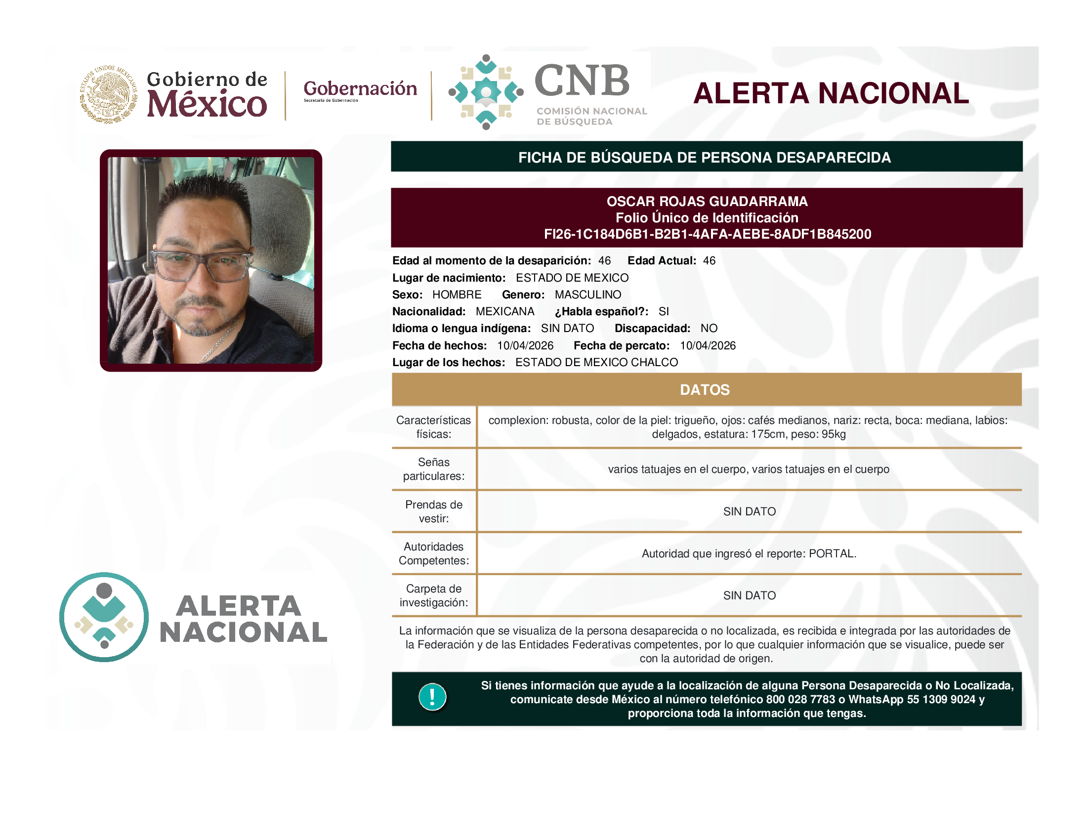 OSCAR ROJAS GUADARRAMA