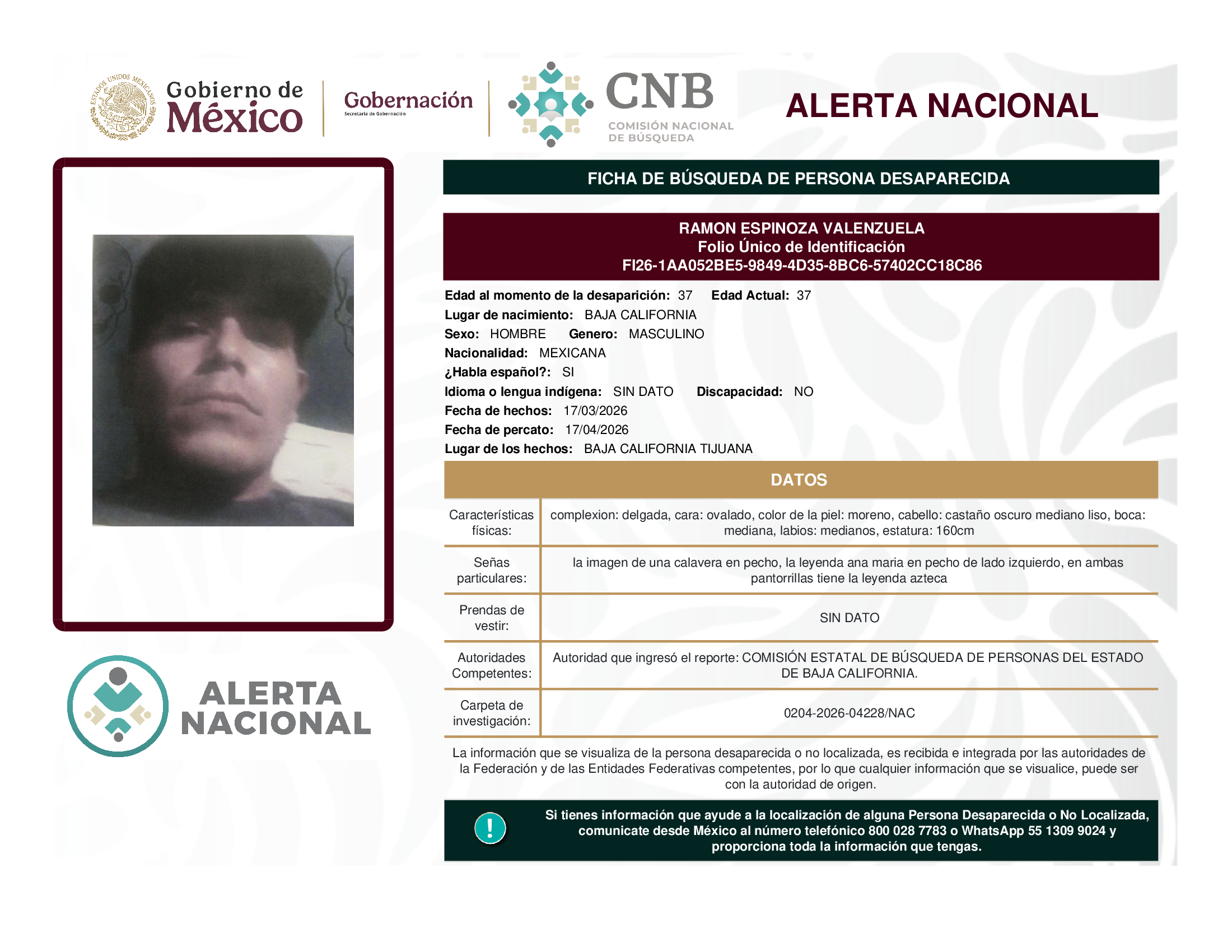 RAMON ESPINOZA VALENZUELA