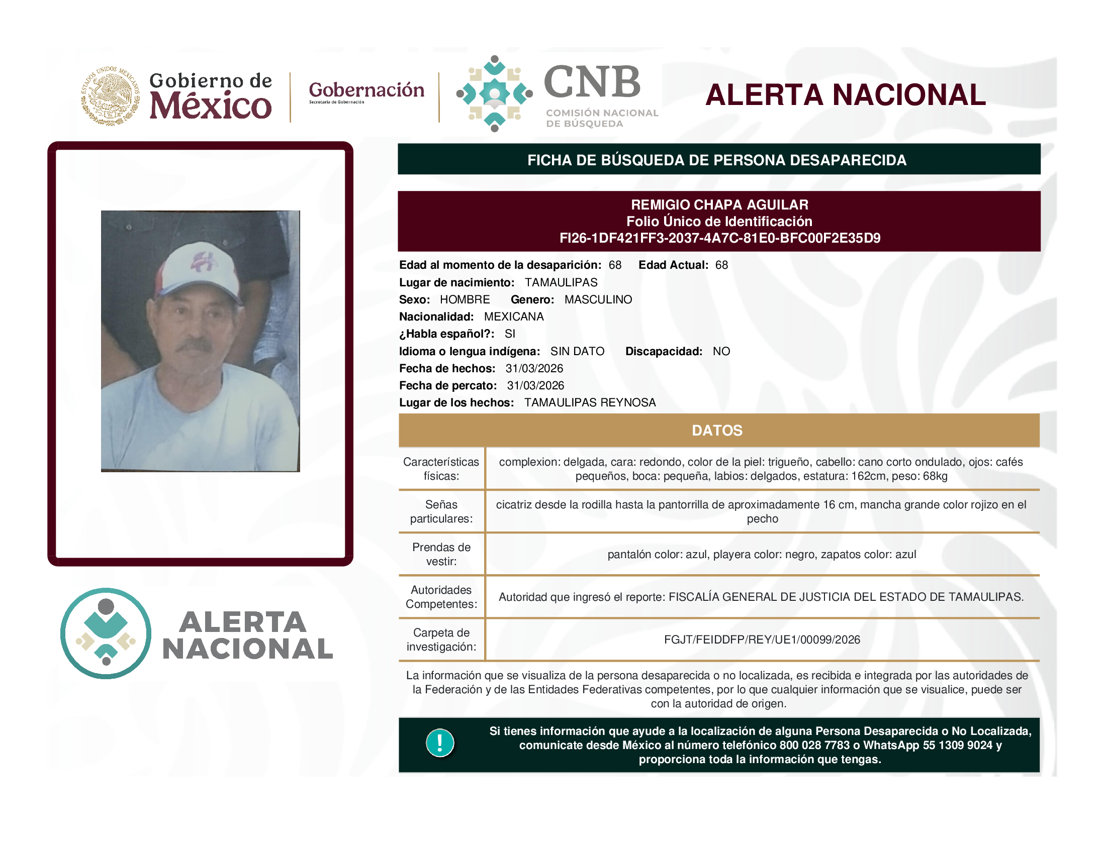 REMIGIO CHAPA AGUILAR