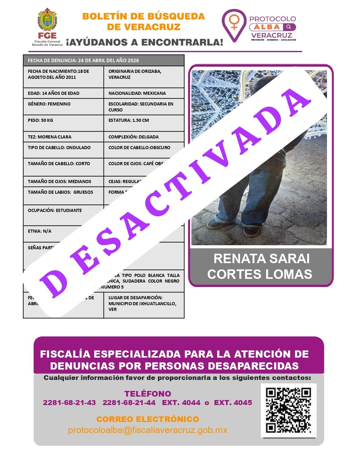 RENATA SARAI CORTES LOMAS