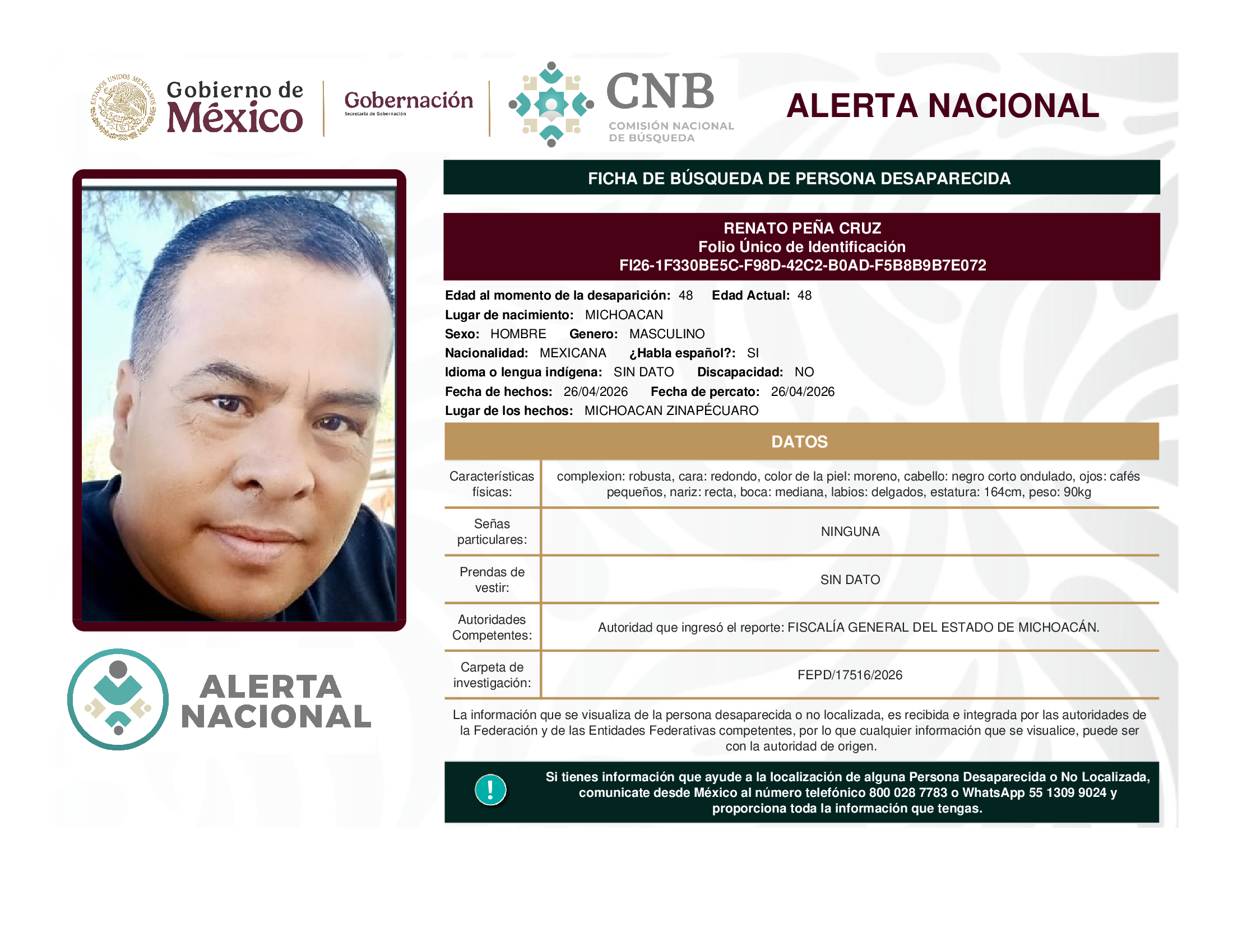 RENATO PEÑA CRUZ