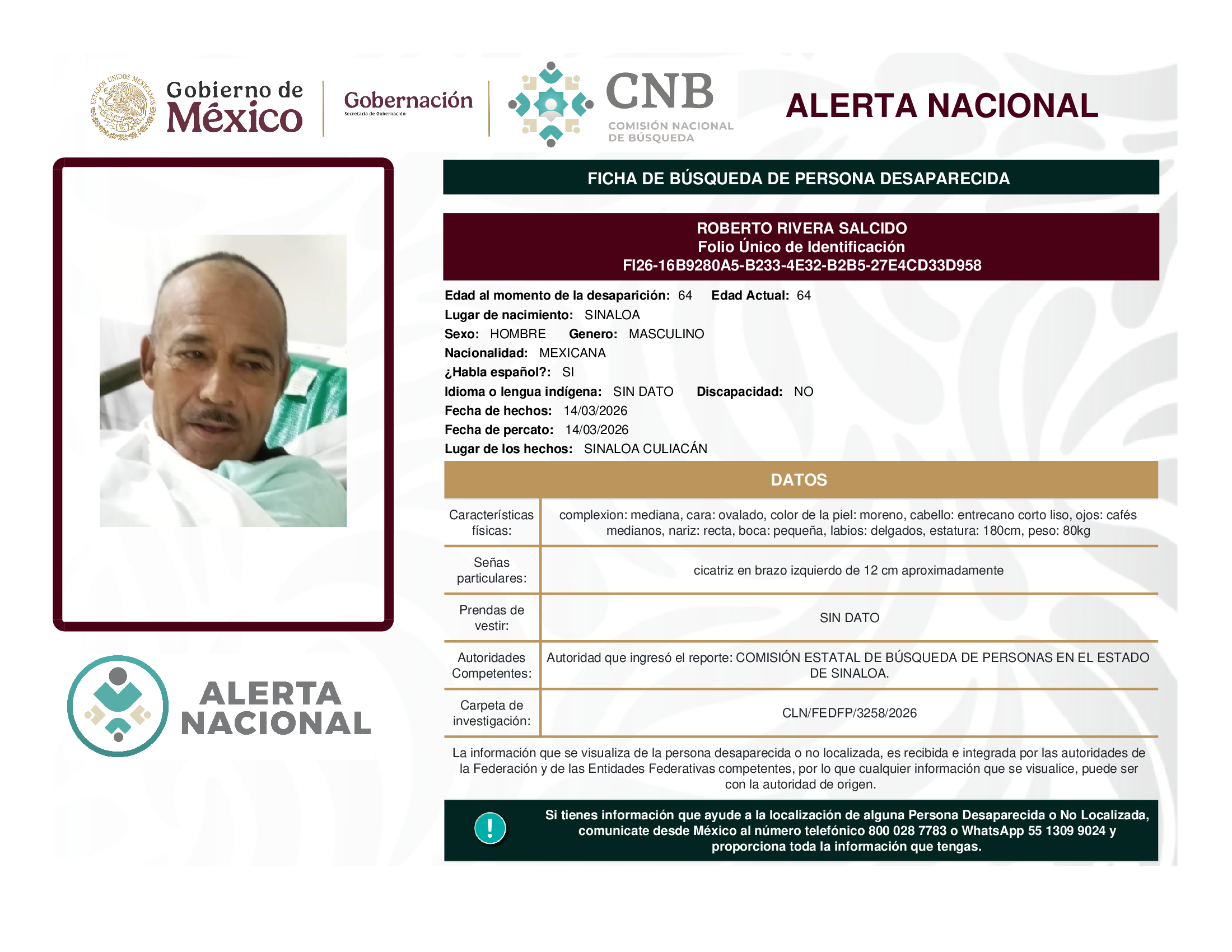 ROBERTO RIVERA SALCIDO