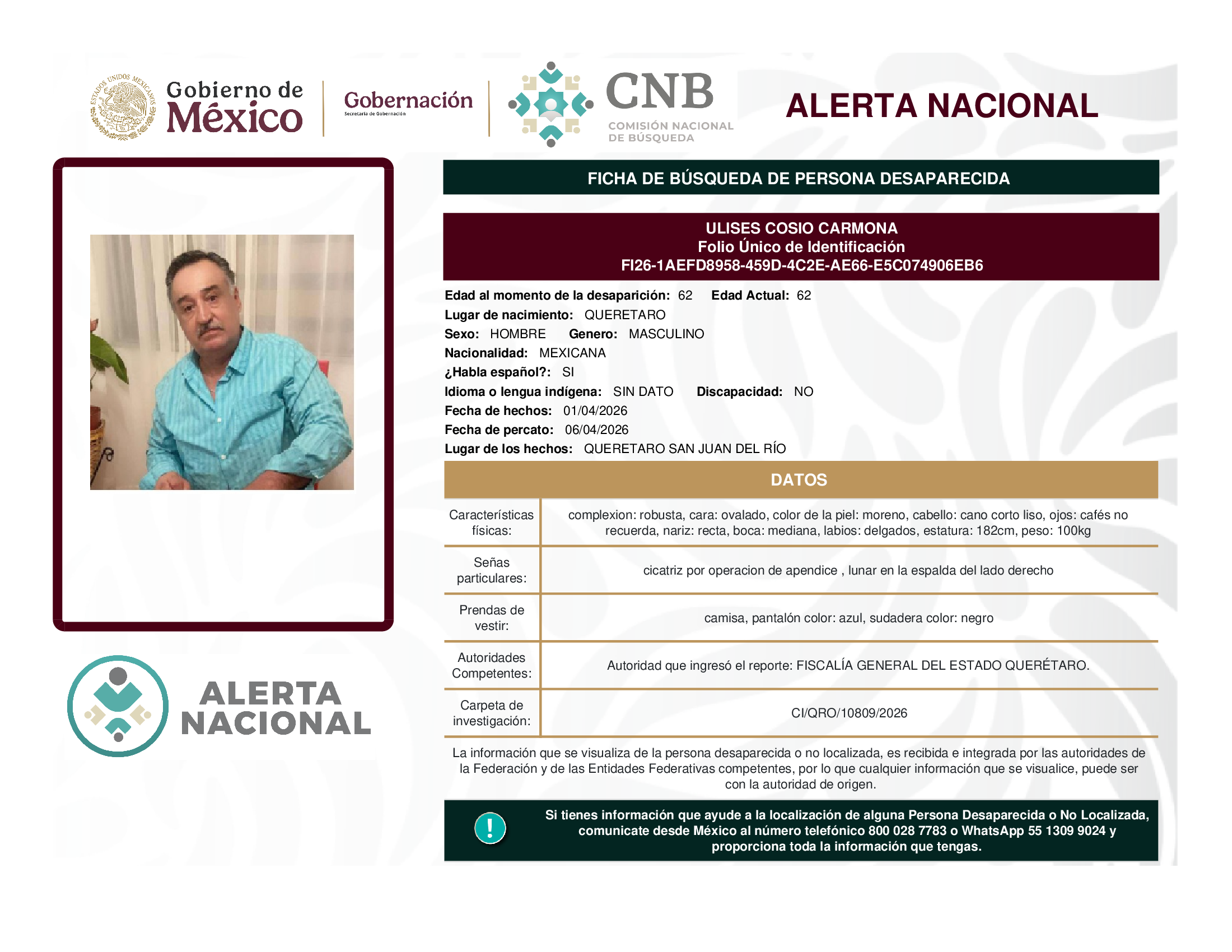 ULISES COSIO CARMONA