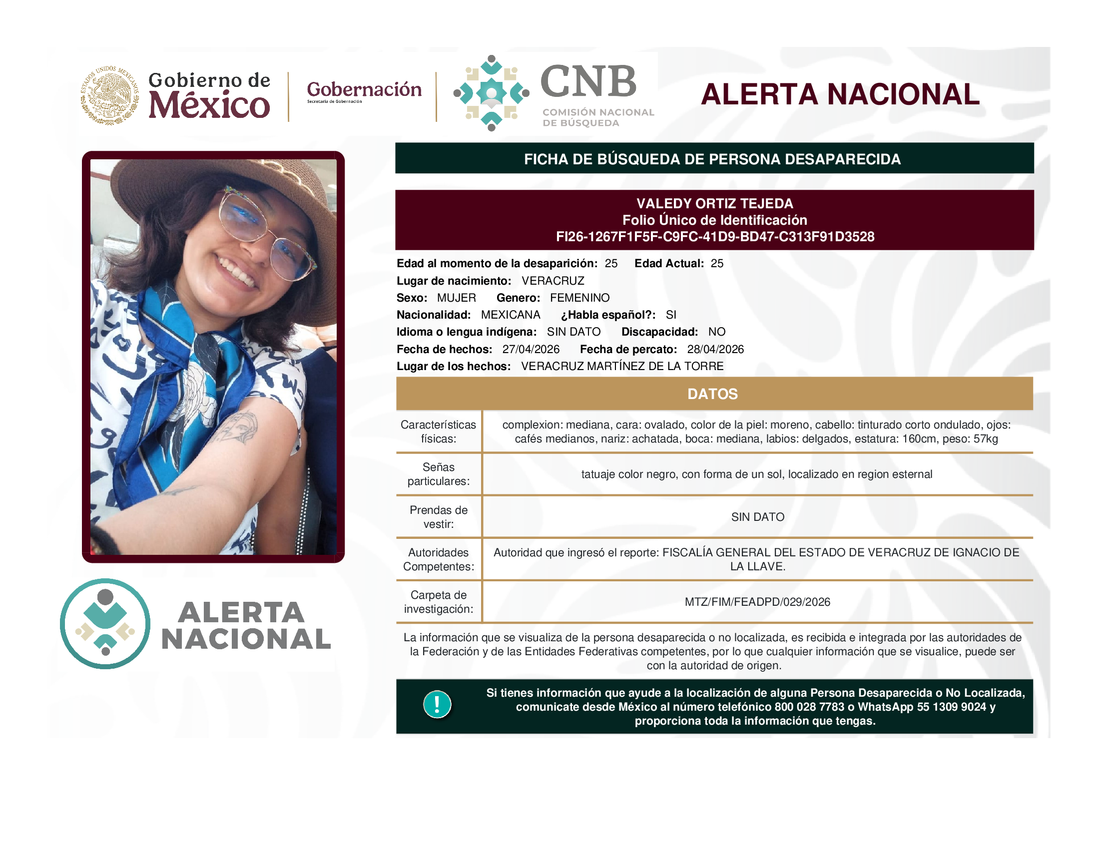VALEDY ORTIZ TEJEDA