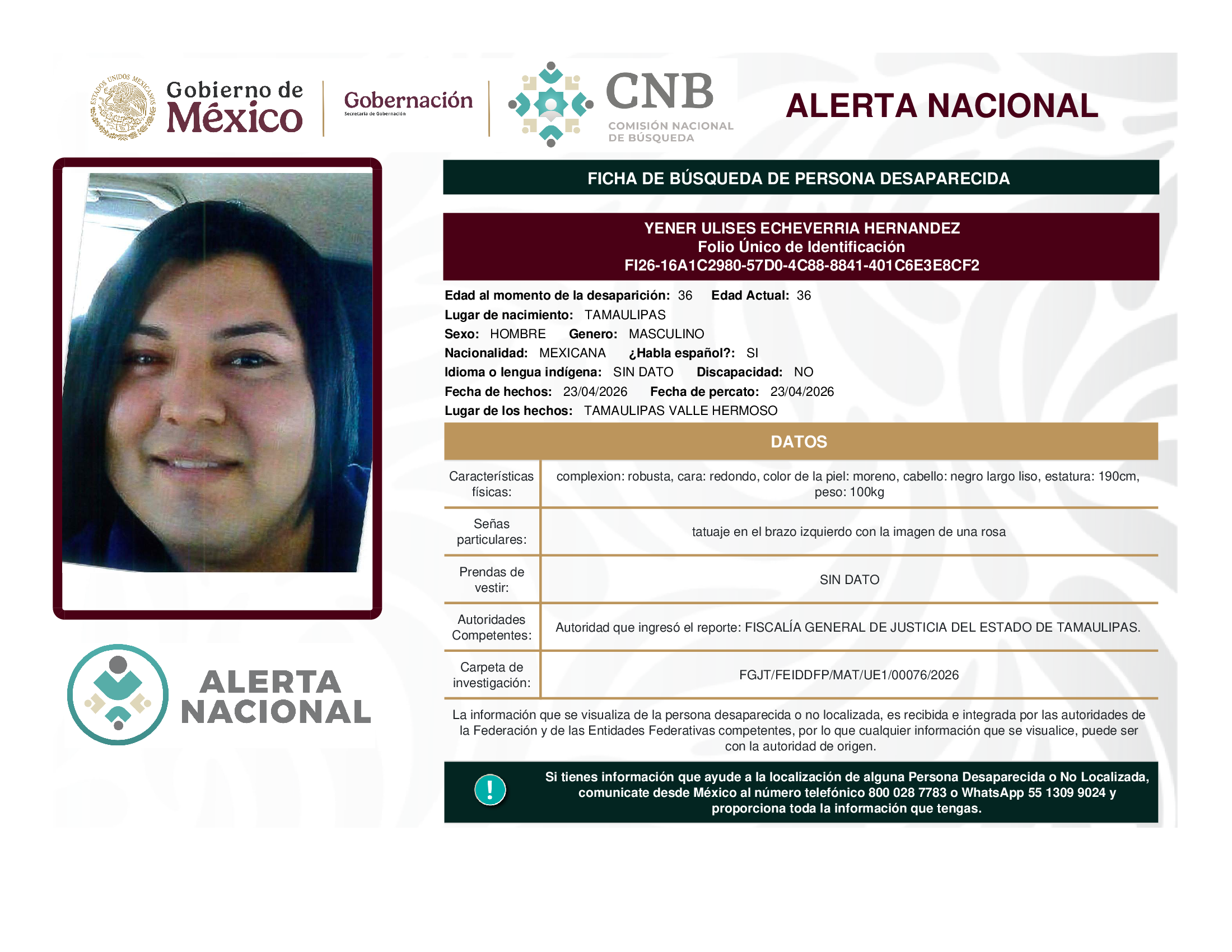 YENER ULISES ECHEVERRIA HERNANDEZ