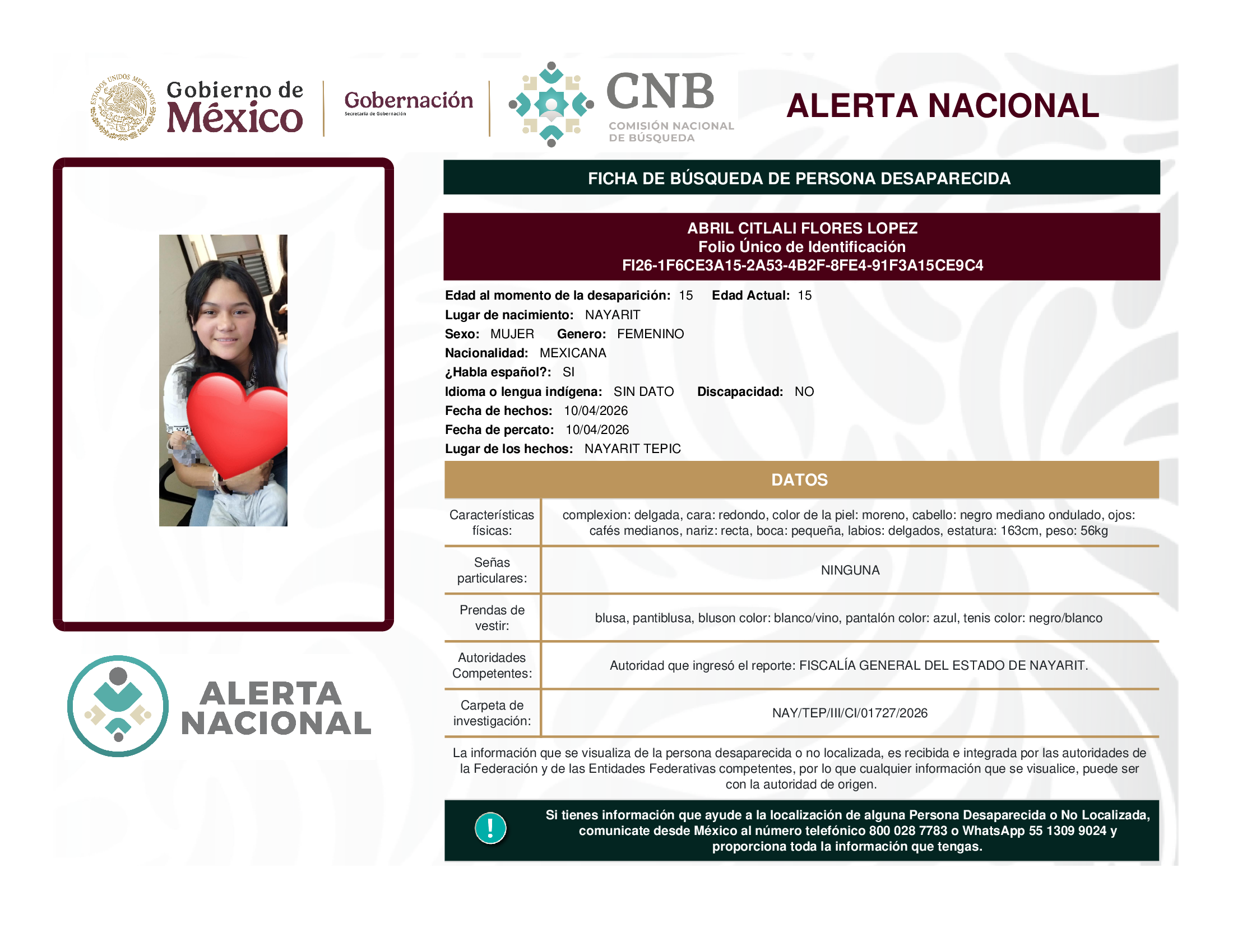 ABRIL CITLALI FLORES LOPEZ