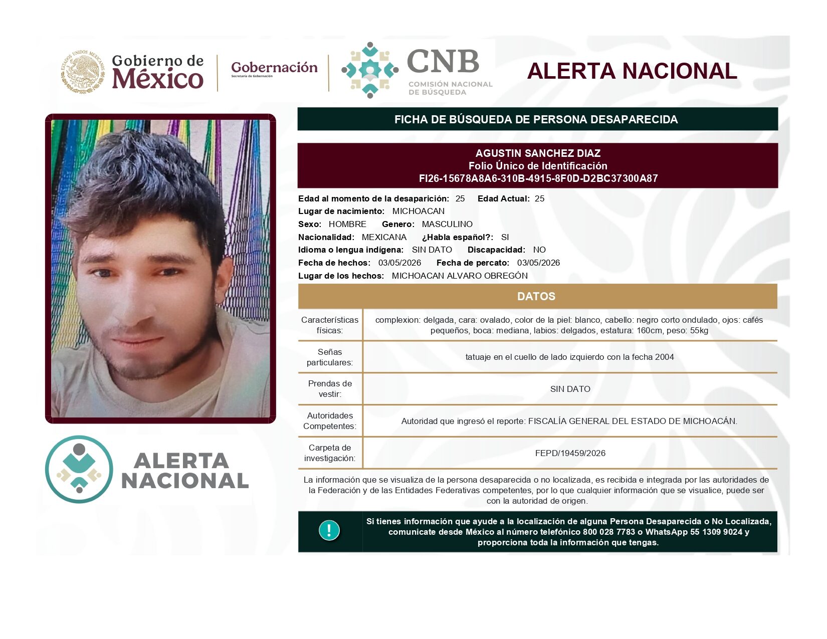 AGUSTIN SANCHEZ DIAZ
