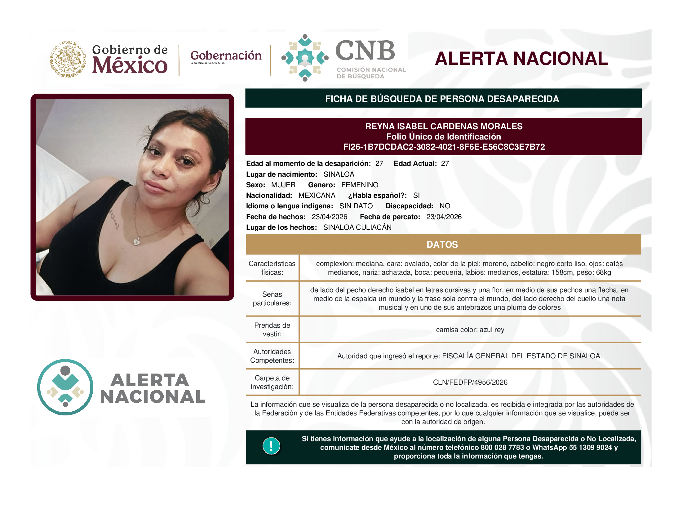 REYNA ISABEL CARDENAS MORALES