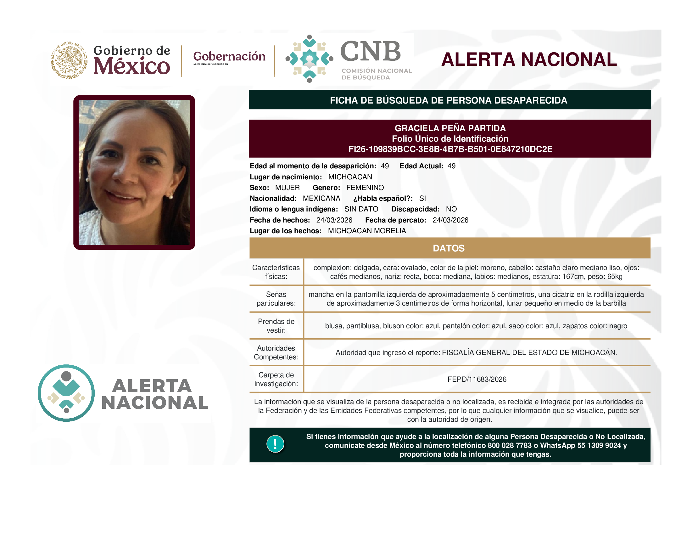 GRACIELA PEÑA PARTIDA