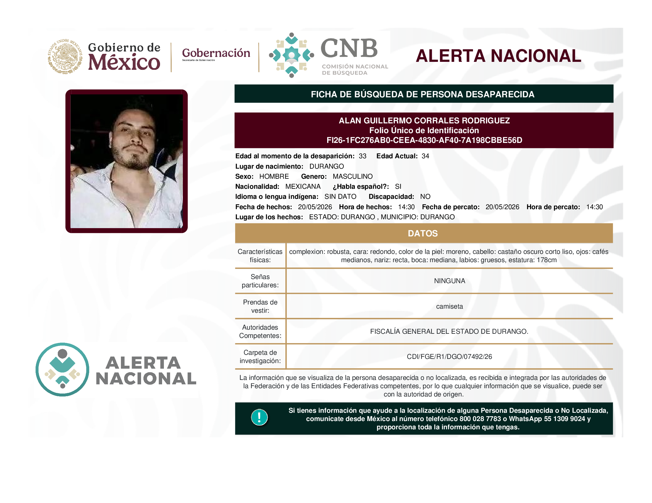 ALAN GUILLERMO CORRALES RODRIGUEZ