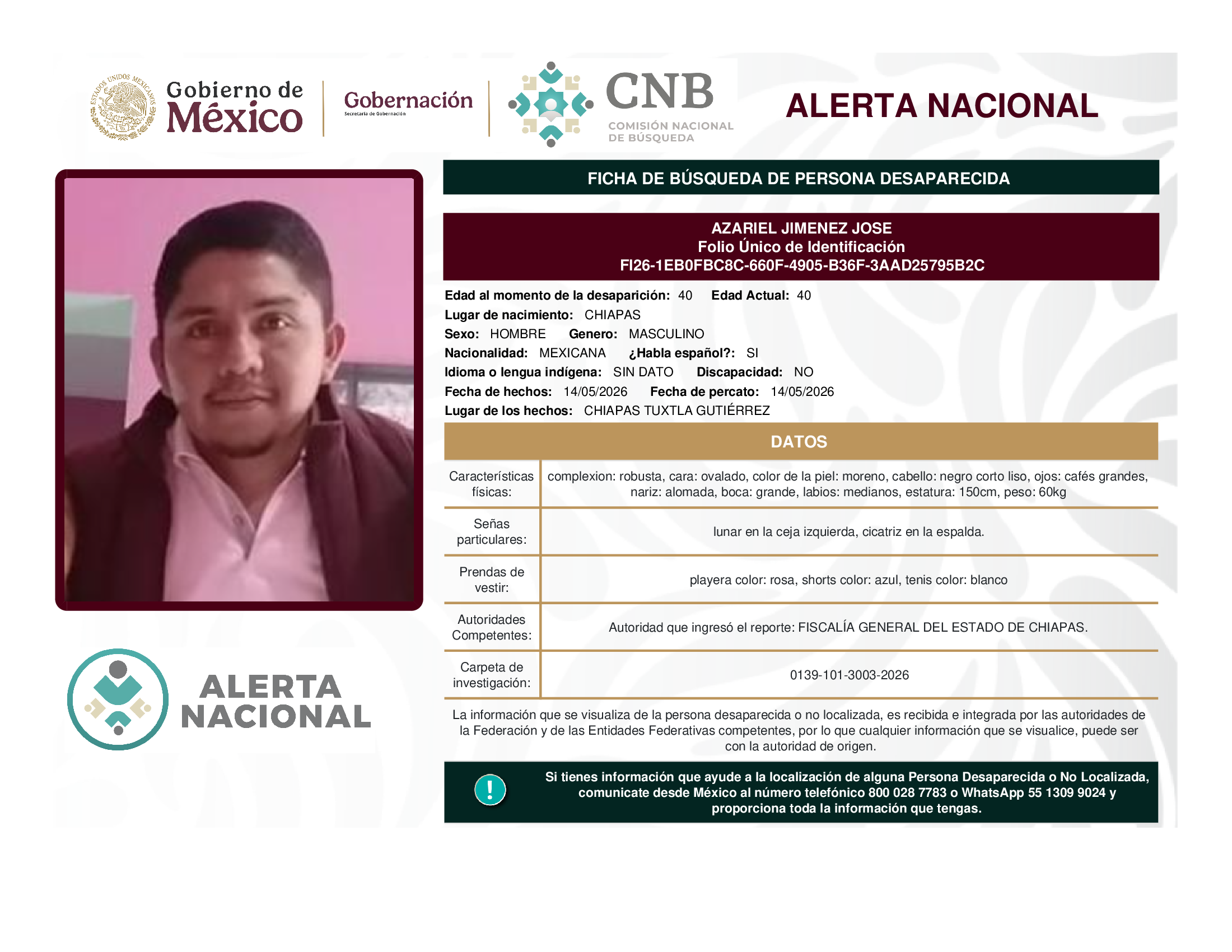 AZARIEL JIMENEZ JOSE