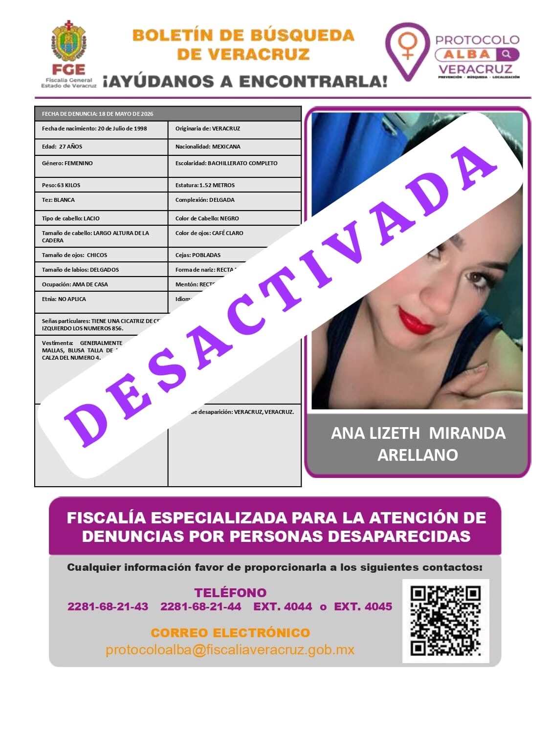 Ana Lizeth Miranda Arellano