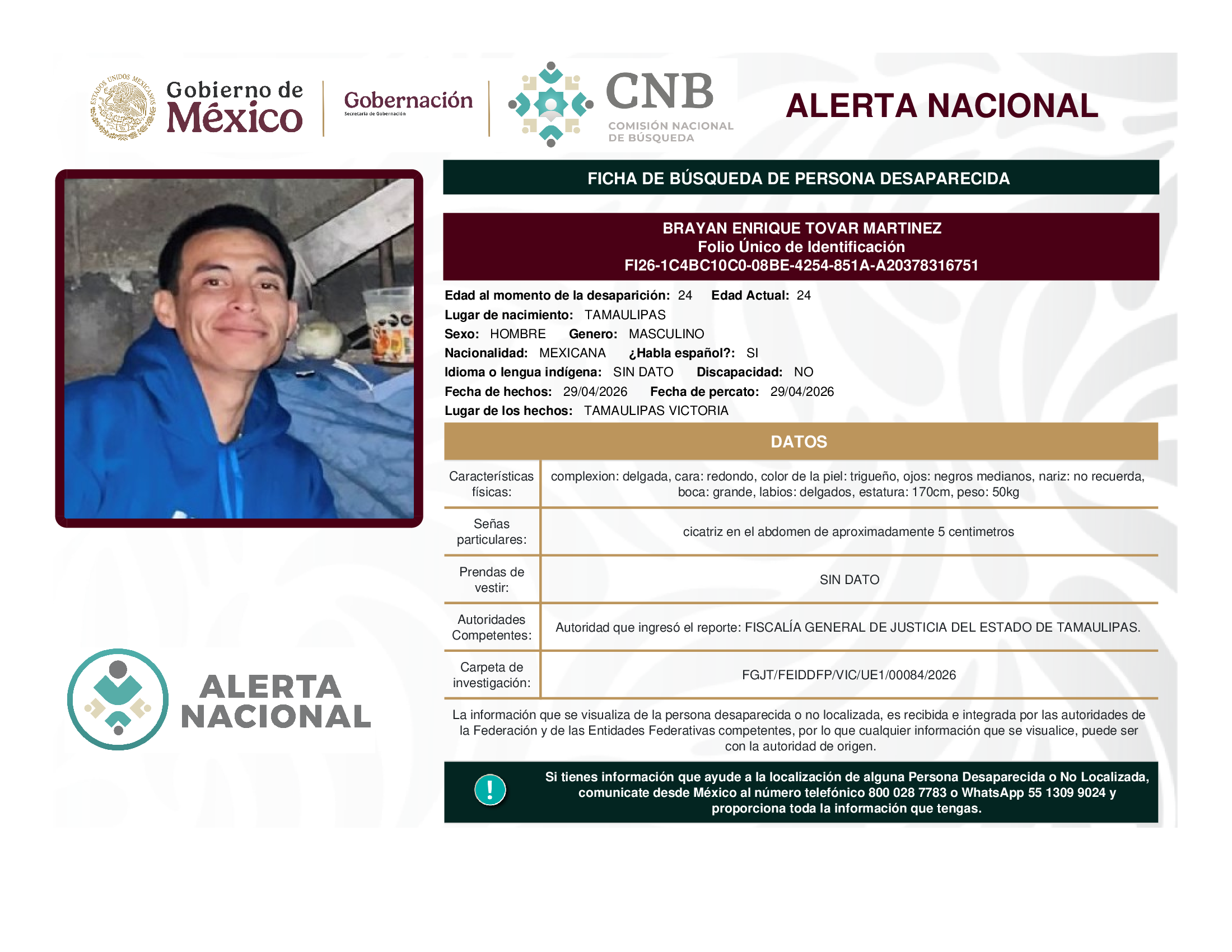 BRAYAN ENRIQUE TOVAR MARTINEZ