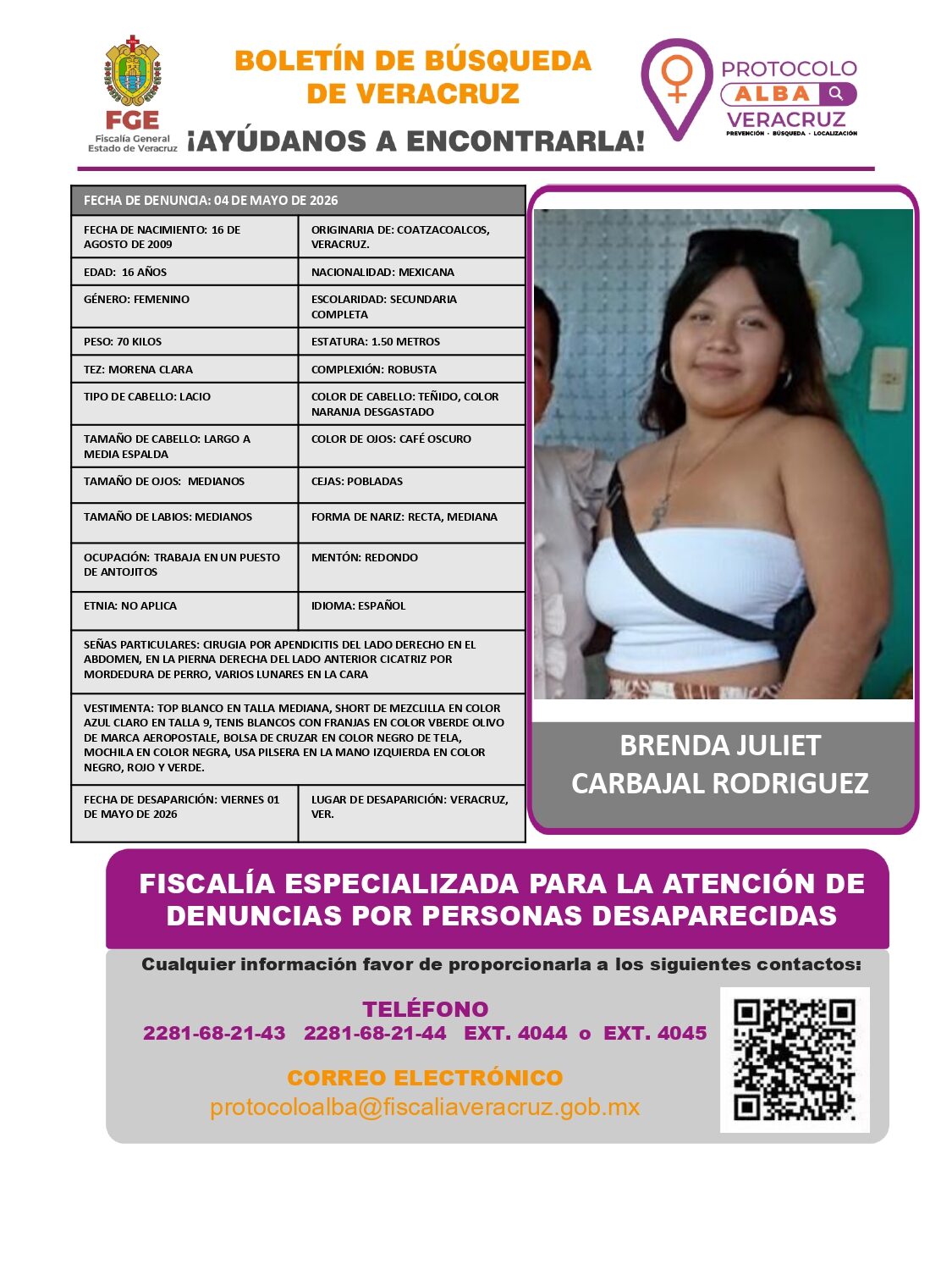 BRENDA JULIET CARBAJAL RODRIGUEZ