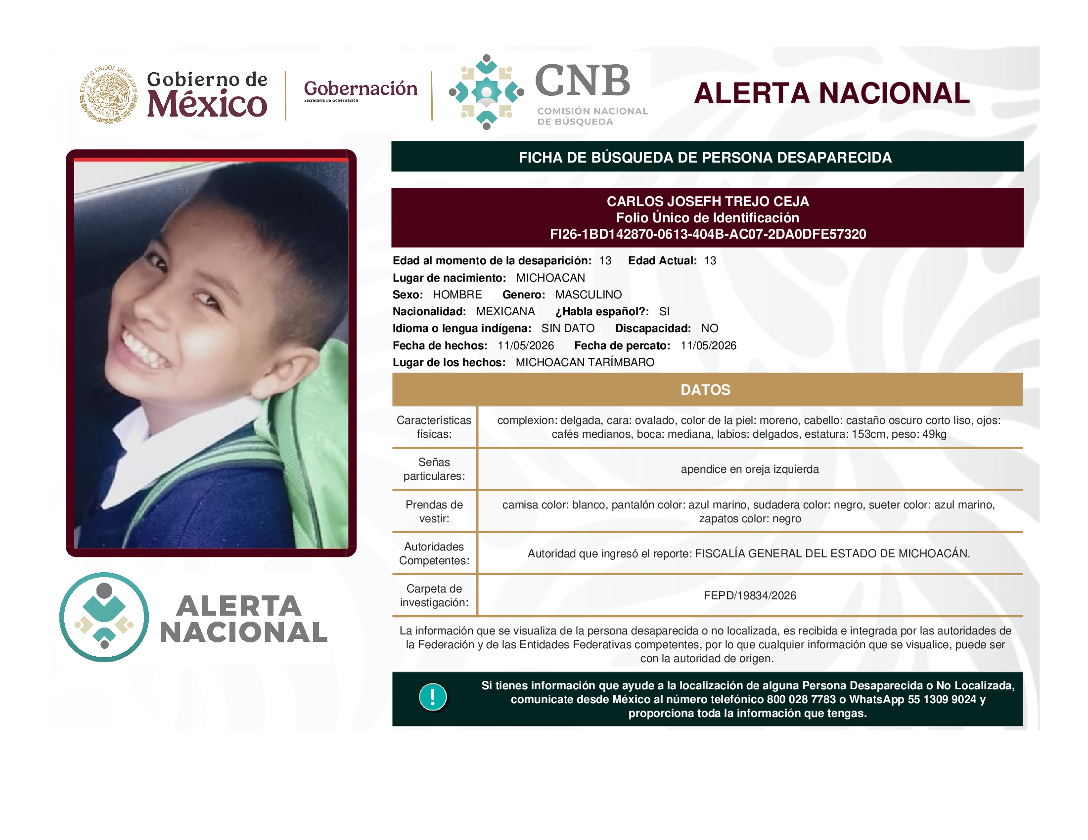 CARLOS JOSEFH TREJO CEJA