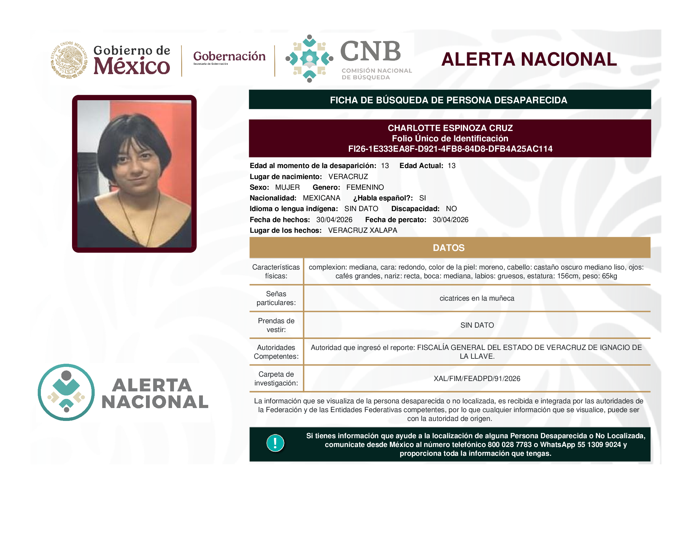 CHARLOTTE ESPINOZA CRUZ