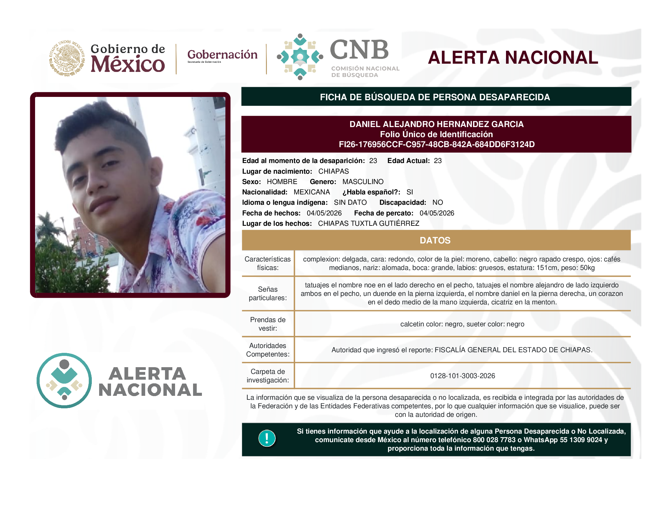 DANIEL ALEJANDRO HERNANDEZ GARCIA