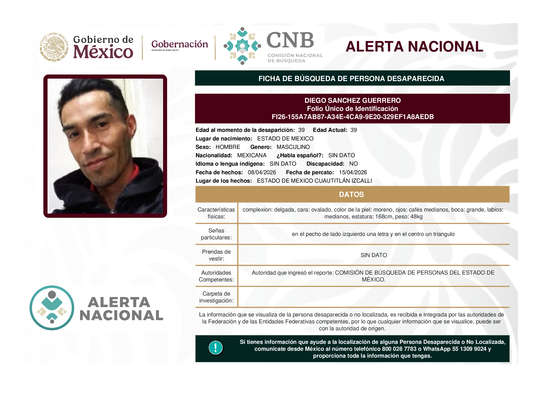 DIEGO SANCHEZ GUERRERO