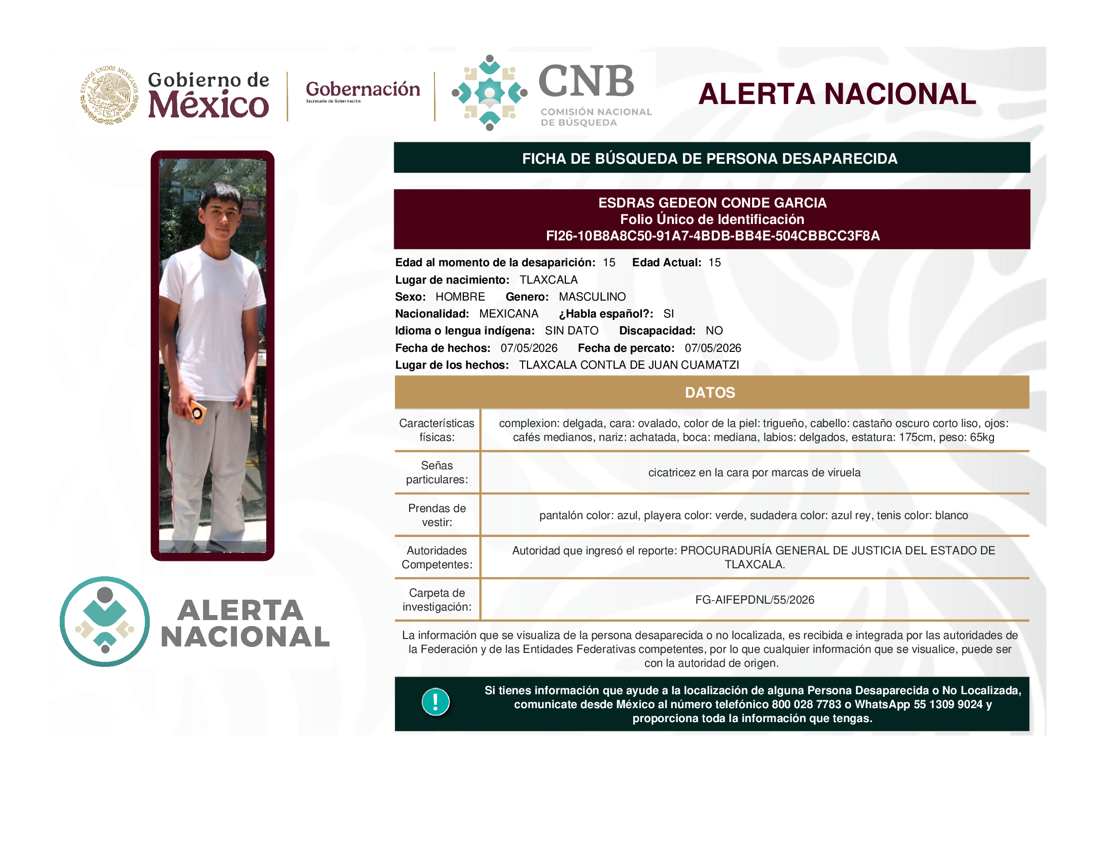 ESDRAS GEDEON CONDE GARCIA