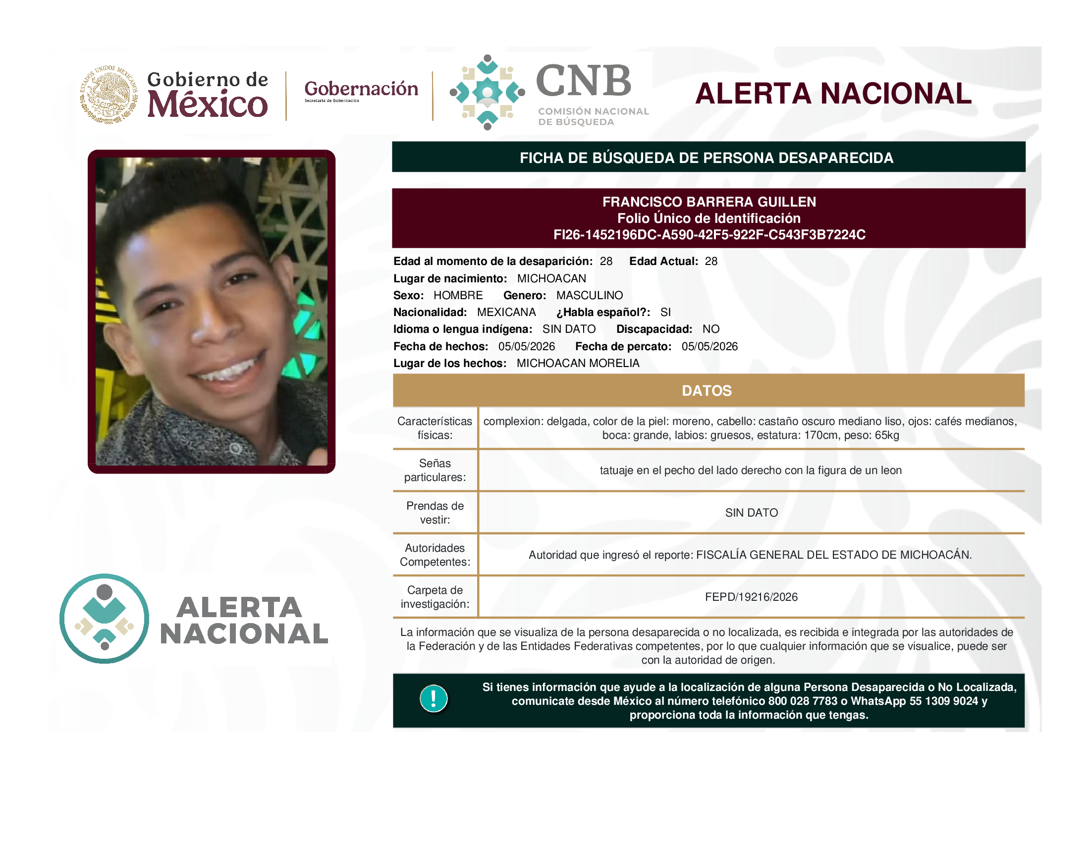 FRANCISCO BARRERA GUILLEN