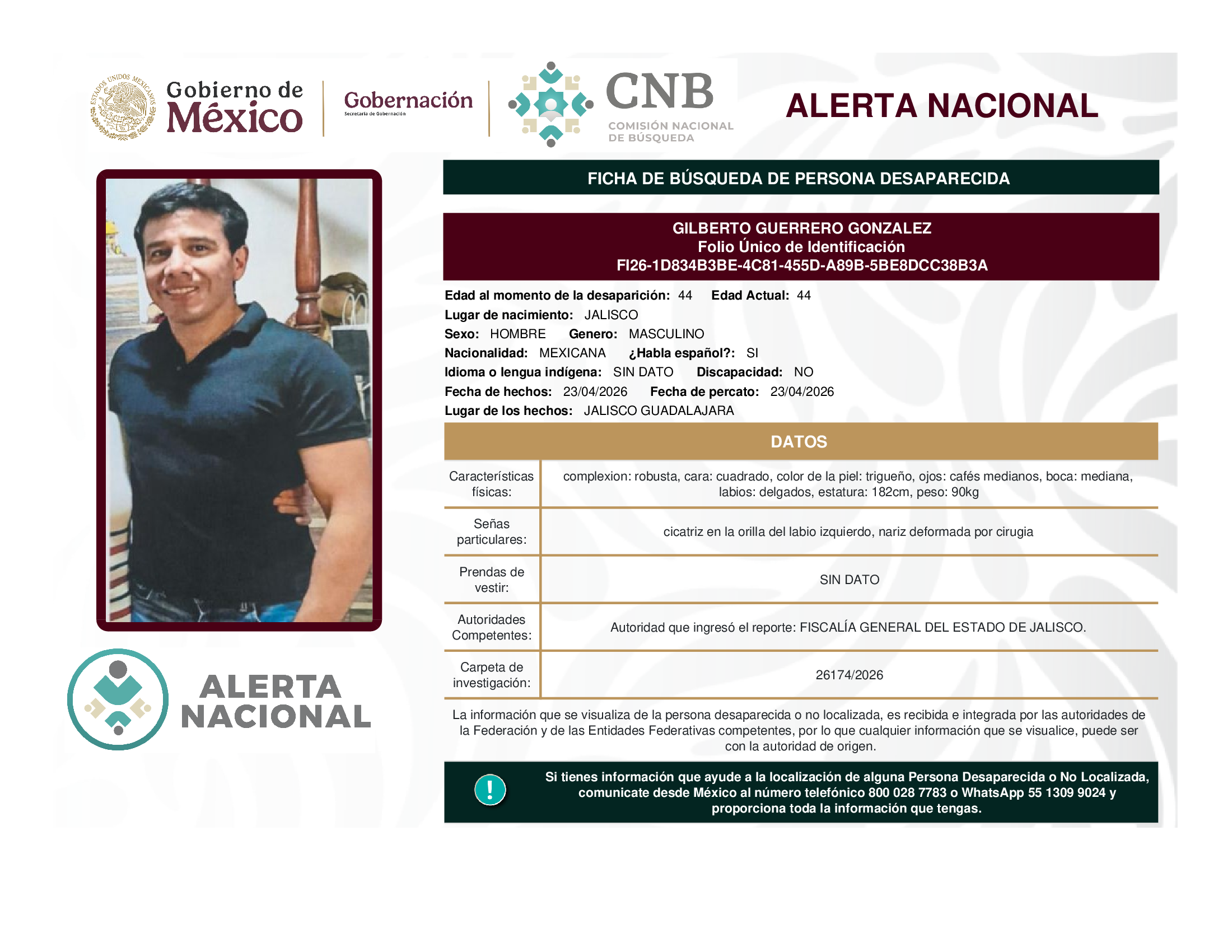 GILBERTO GUERRERO GONZALEZ