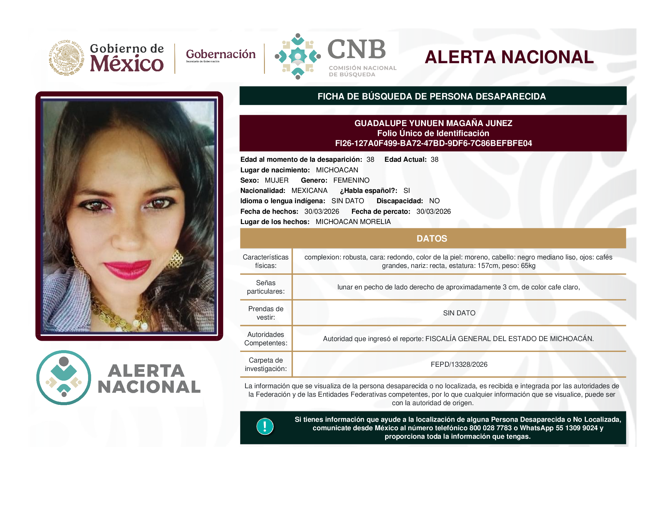 GUADALUPE YUNUEN MAGAÑA JUNEZ