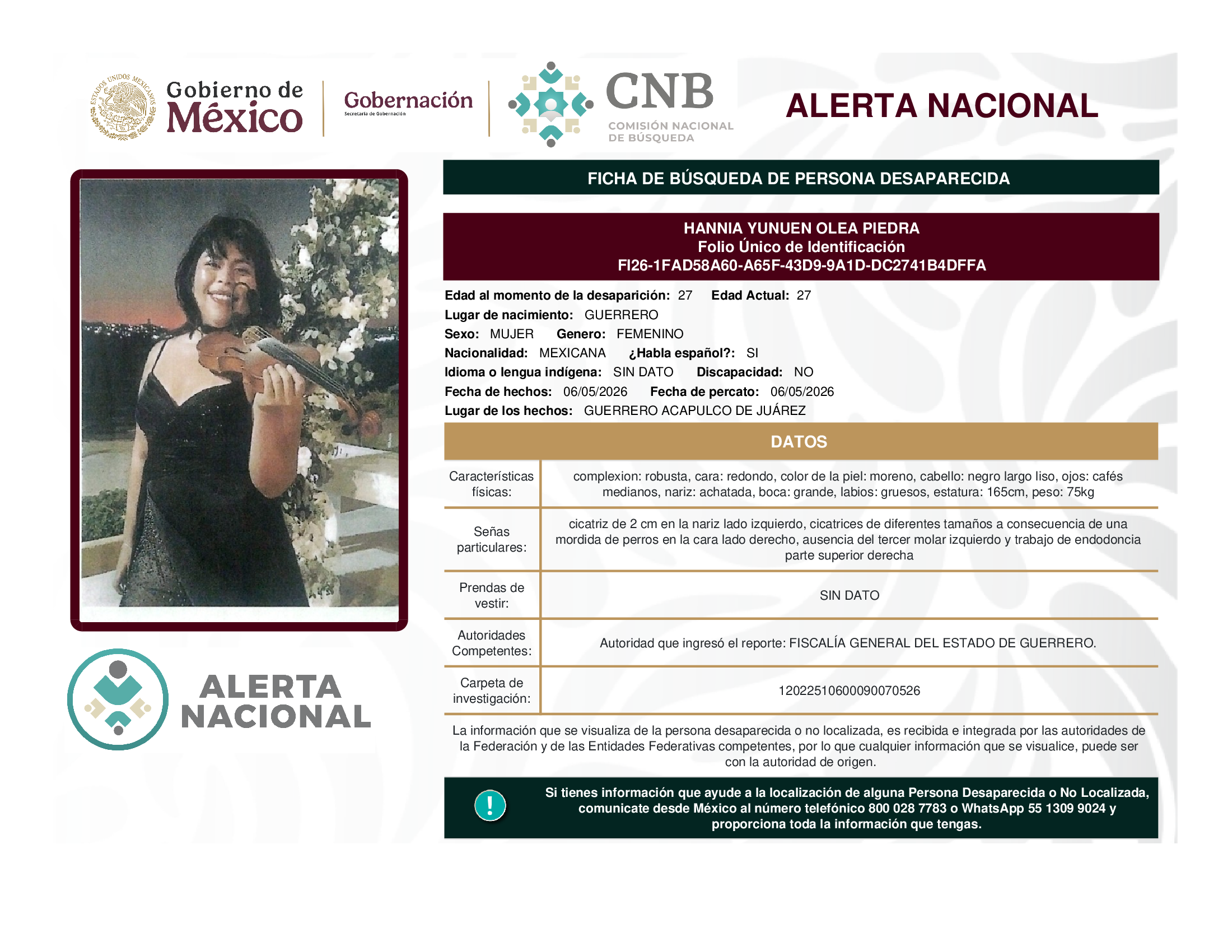 HANNIA YUNUEN OLEA PIEDRA
