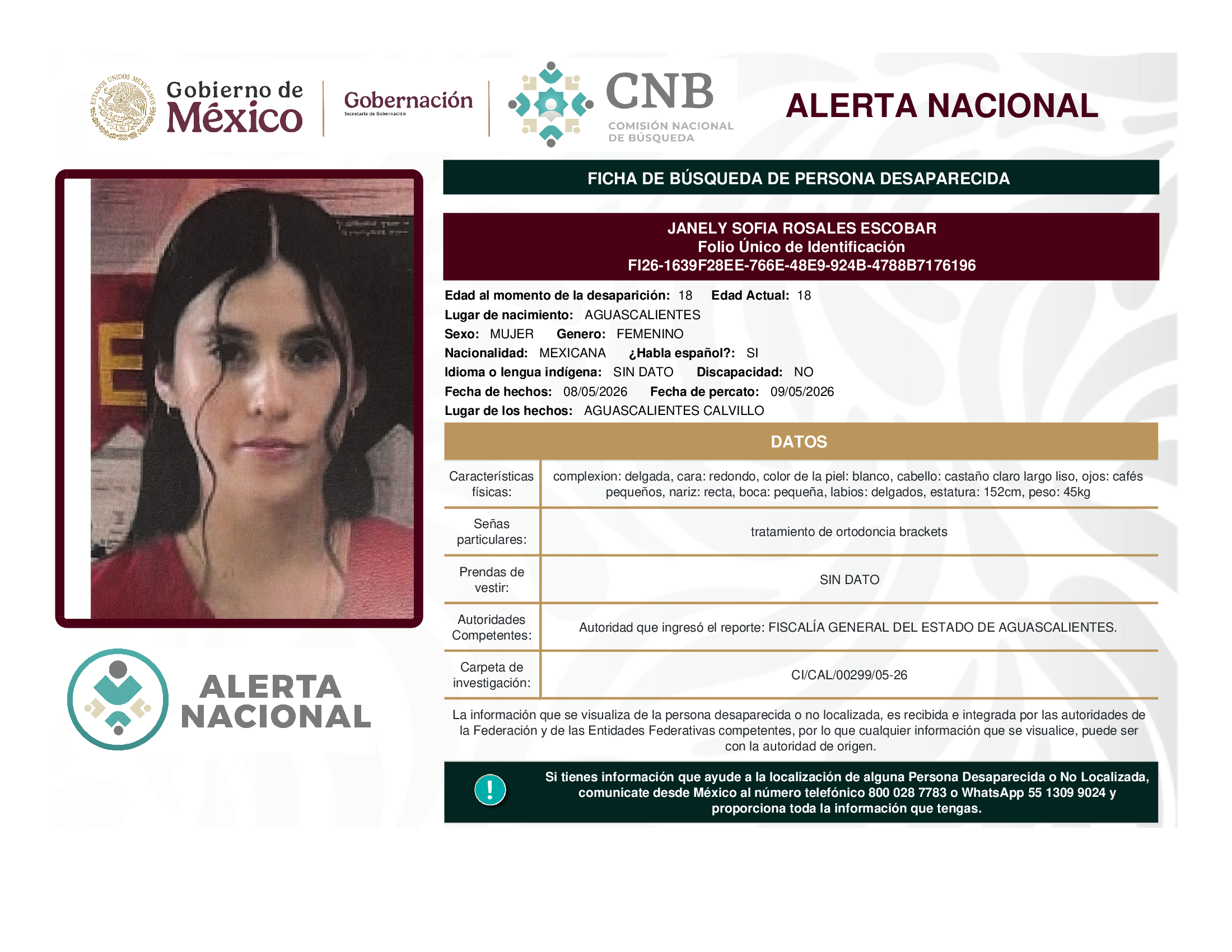 JANELY SOFIA ROSALES ESCOBAR
