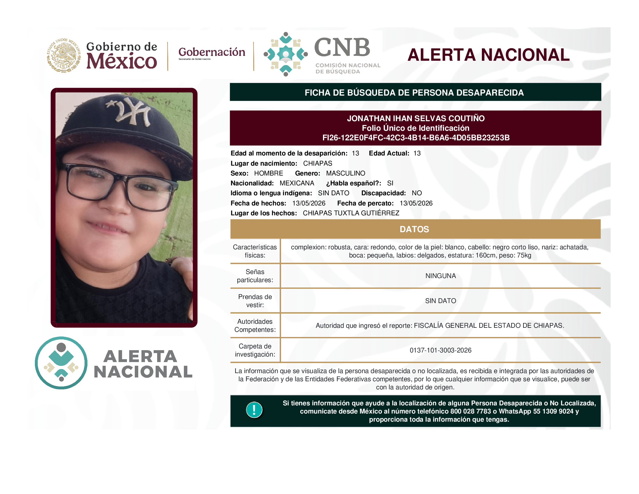 JONATHAN IHAN SELVAS COUTIÑO
