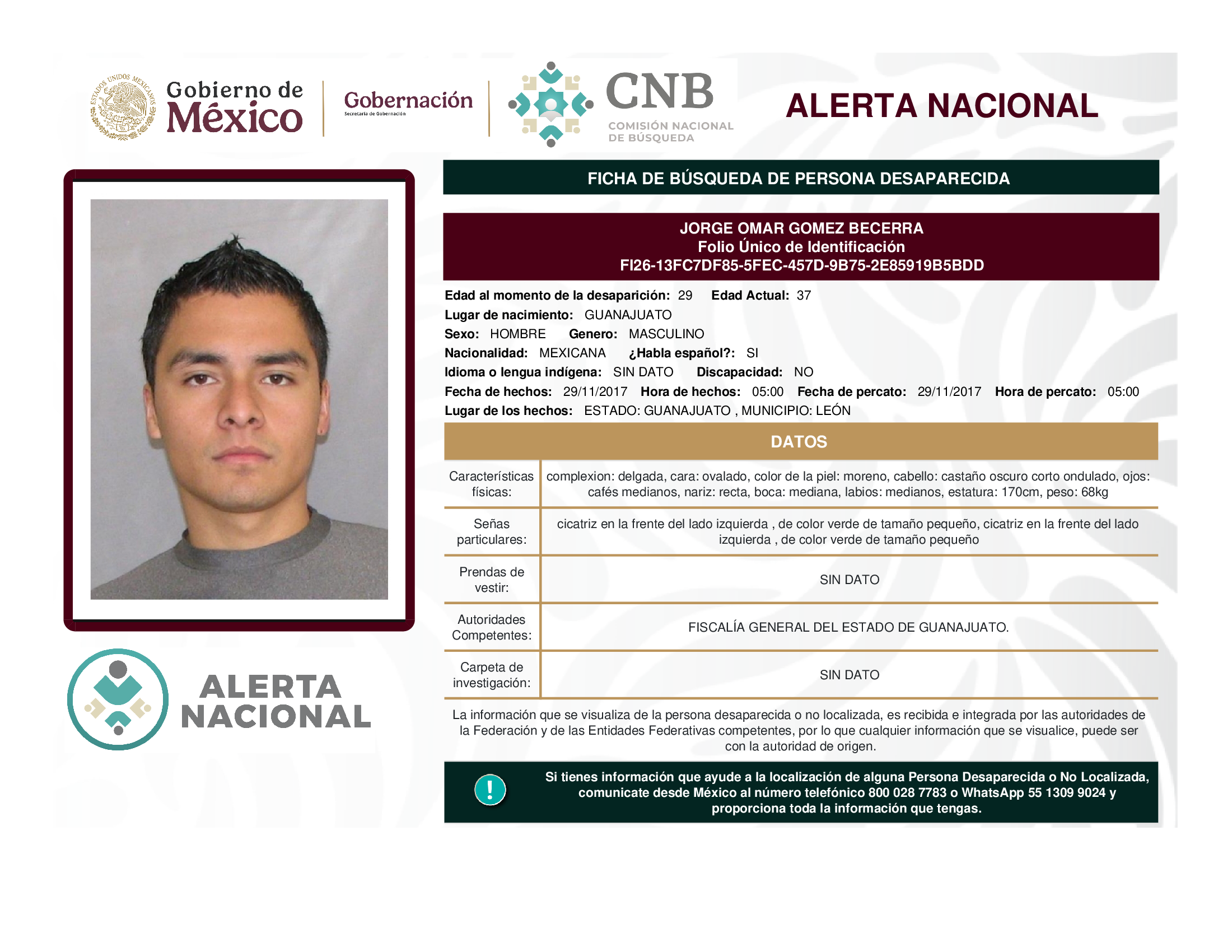 JORGE OMAR GOMEZ BECERRA
