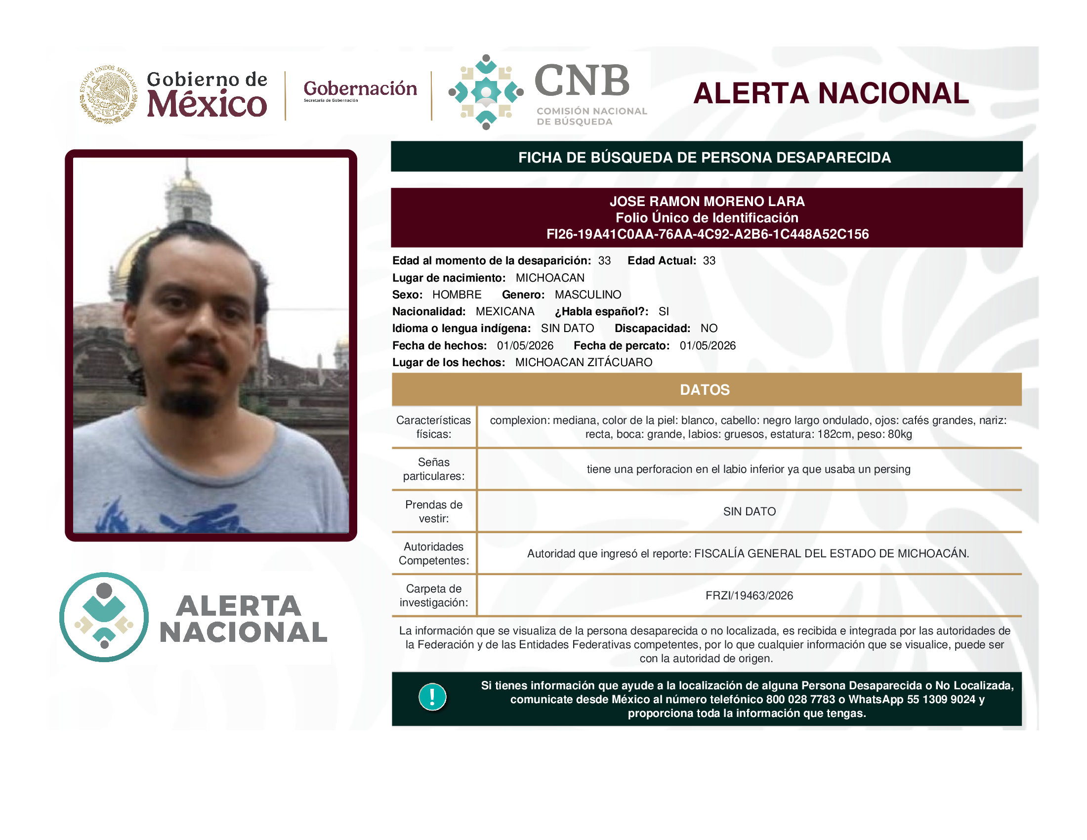 JOSE RAMON MORENO LARA