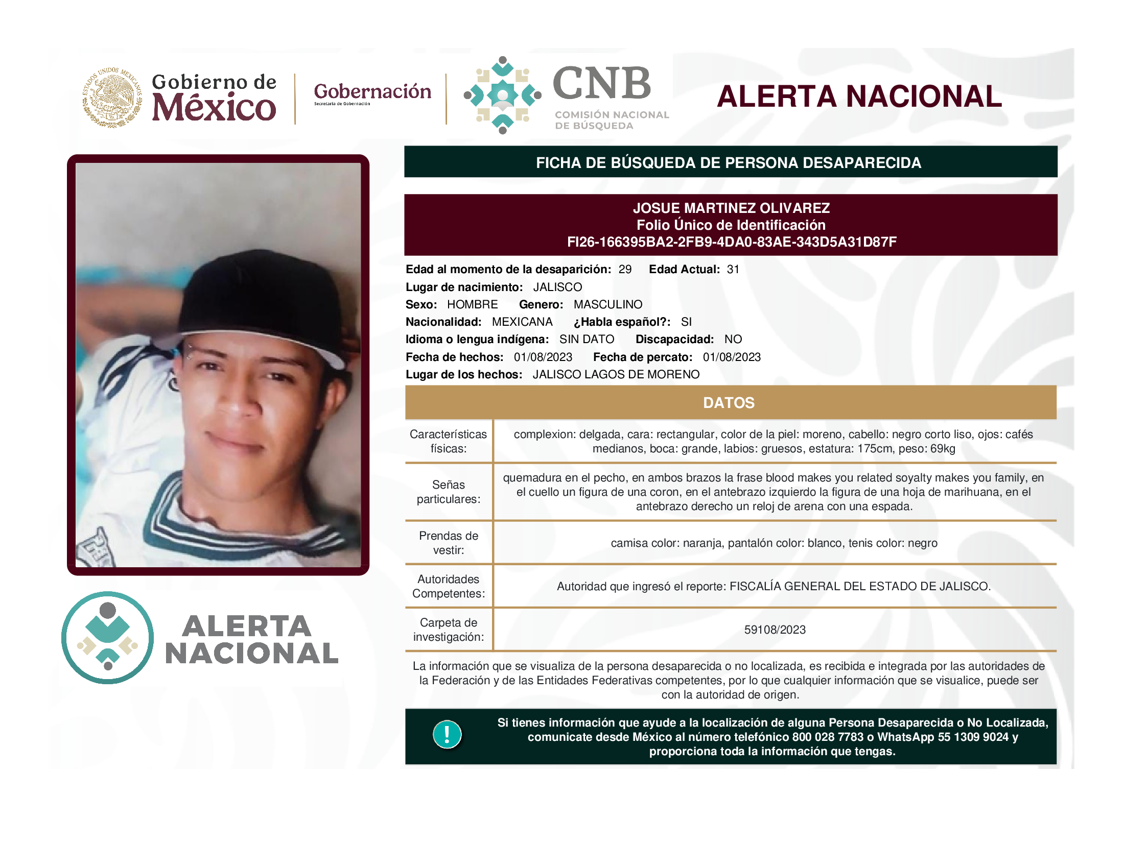 JOSUE MARTINEZ OLIVAREZ