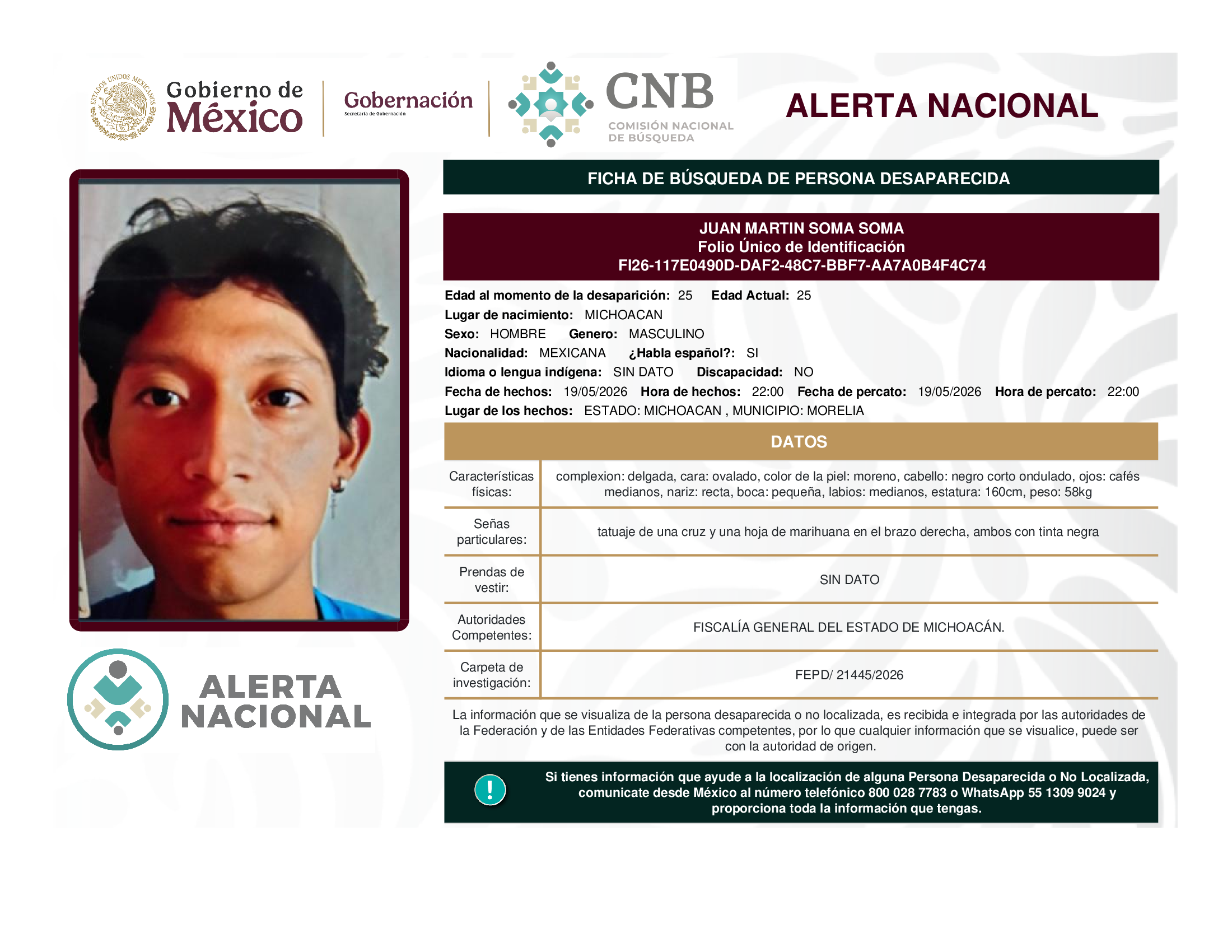 JUAN MARTIN SOMA SOMA