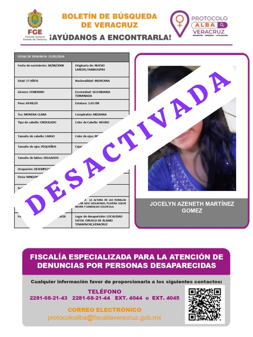 Jocelyn Azeneth Martínez Gómez