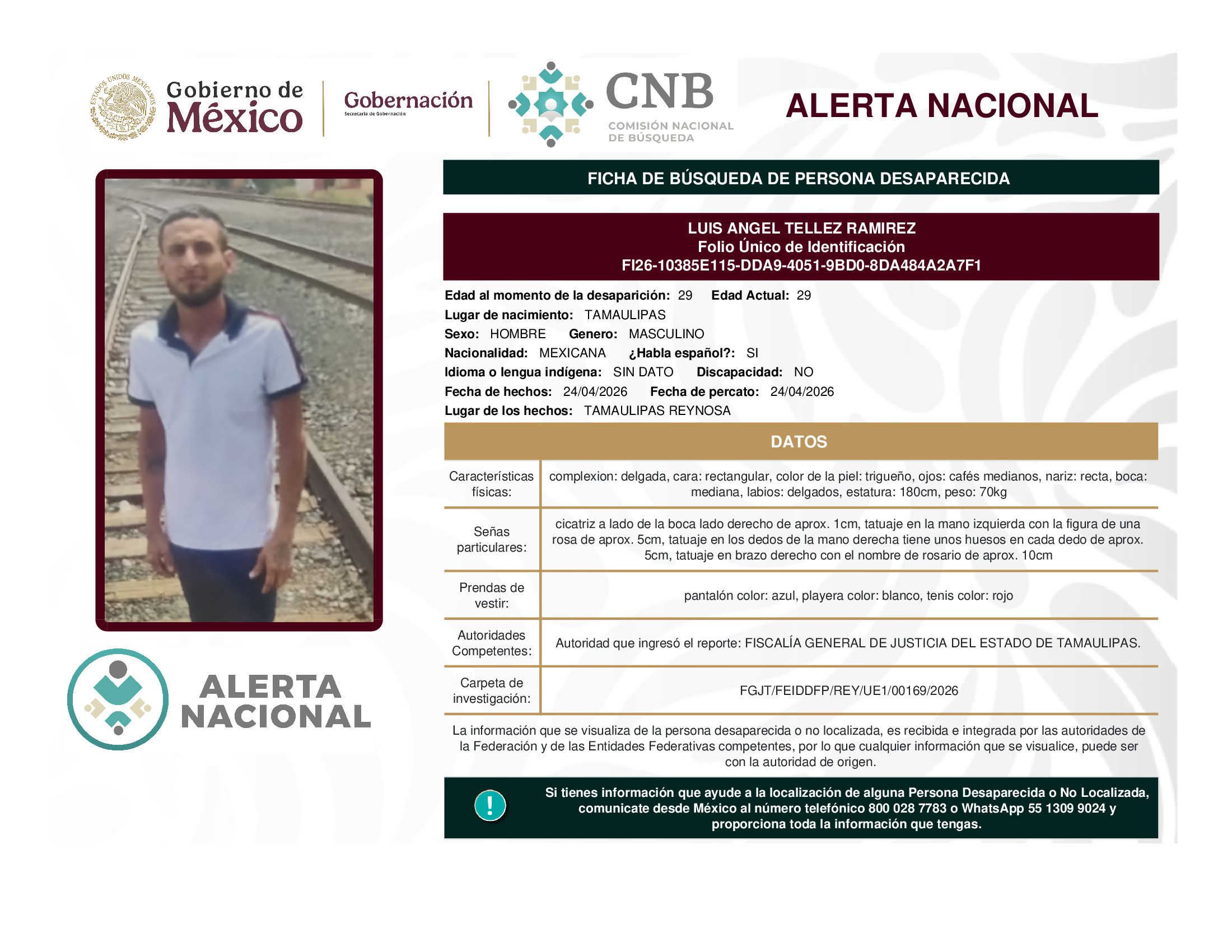 LUIS ANGEL TELLEZ RAMIREZ