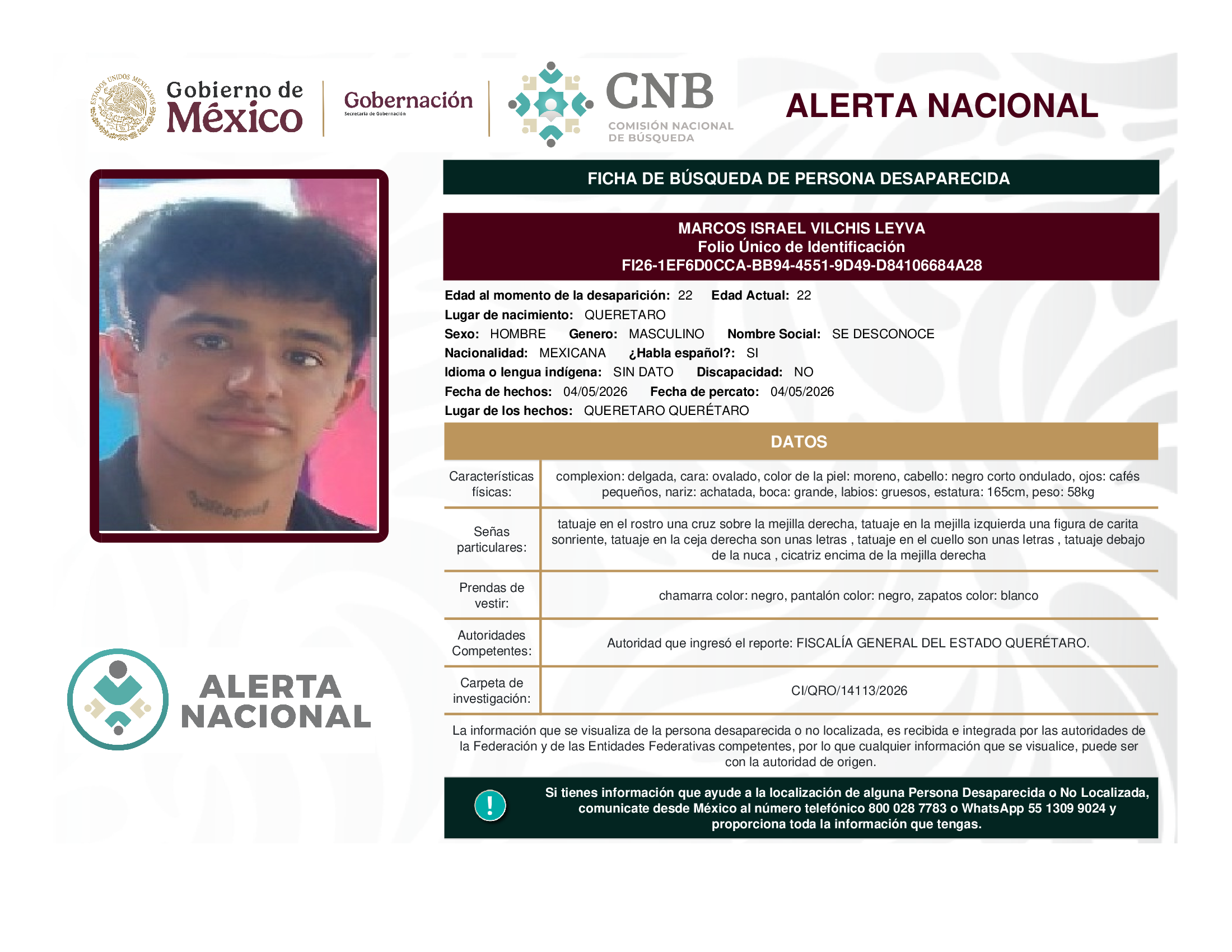 MARCOS ISRAEL VILCHIS LEYVA