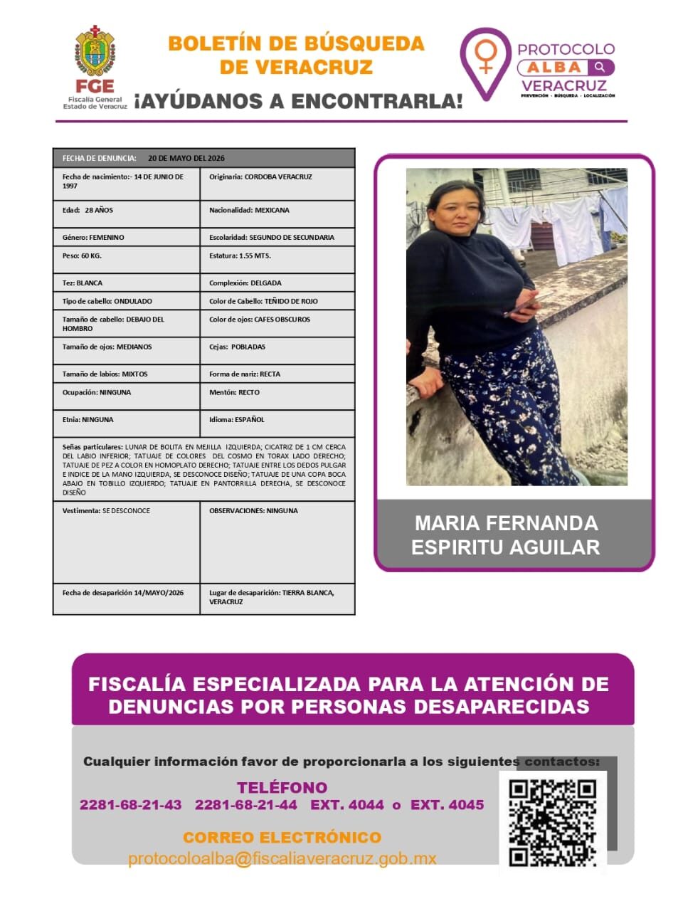MARIA FERNANDA ESPIRITU AGUILAR