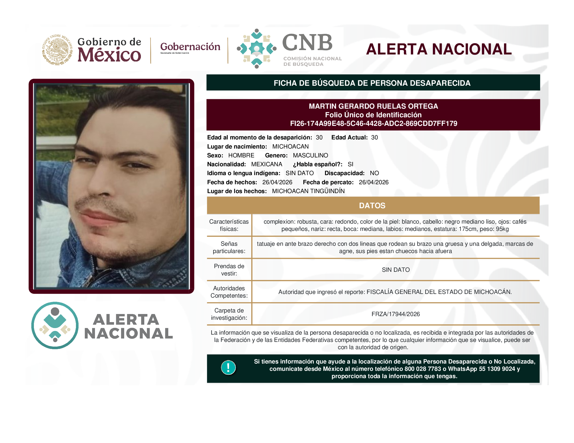 MARTIN GERARDO RUELAS ORTEGA