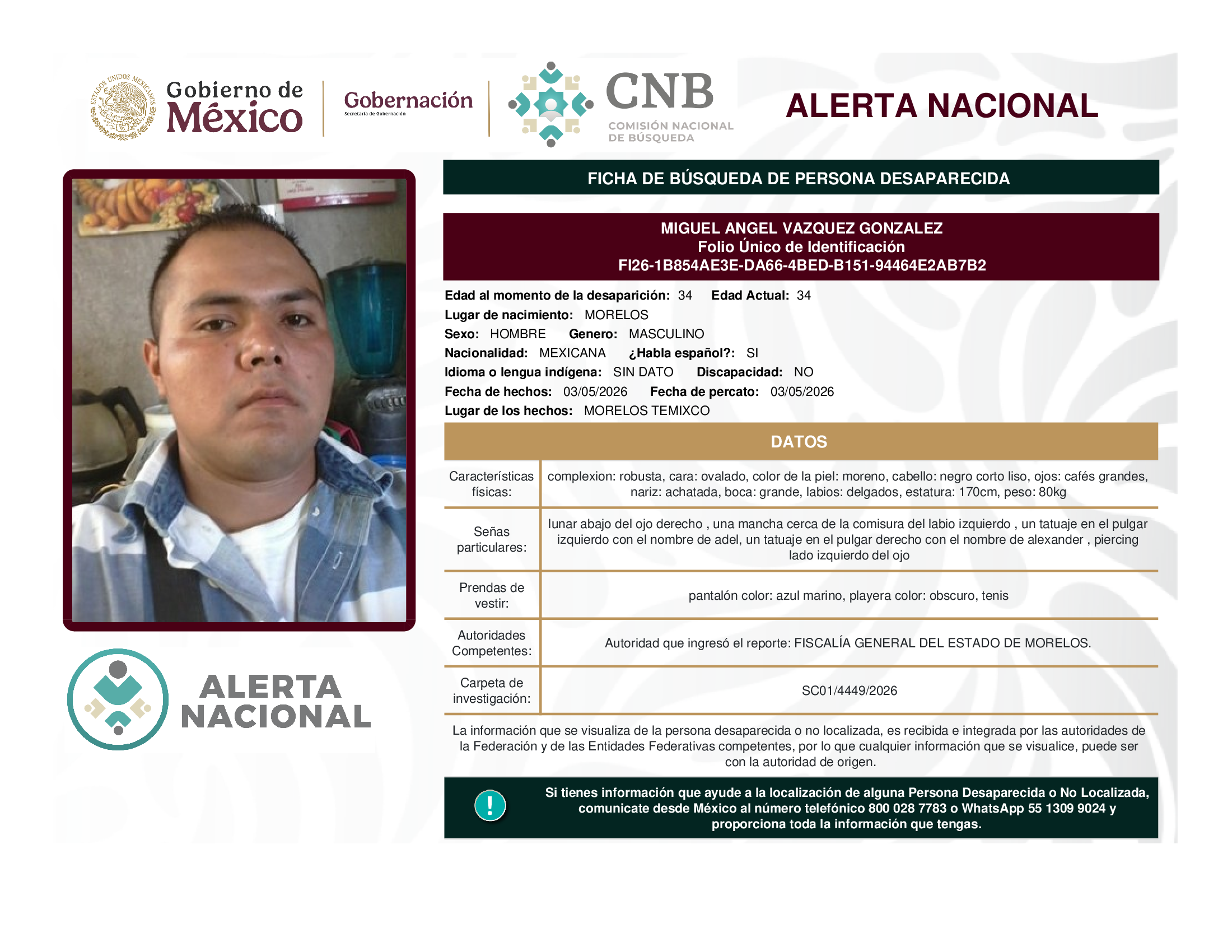 MIGUEL ANGEL VAZQUEZ GONZALEZ