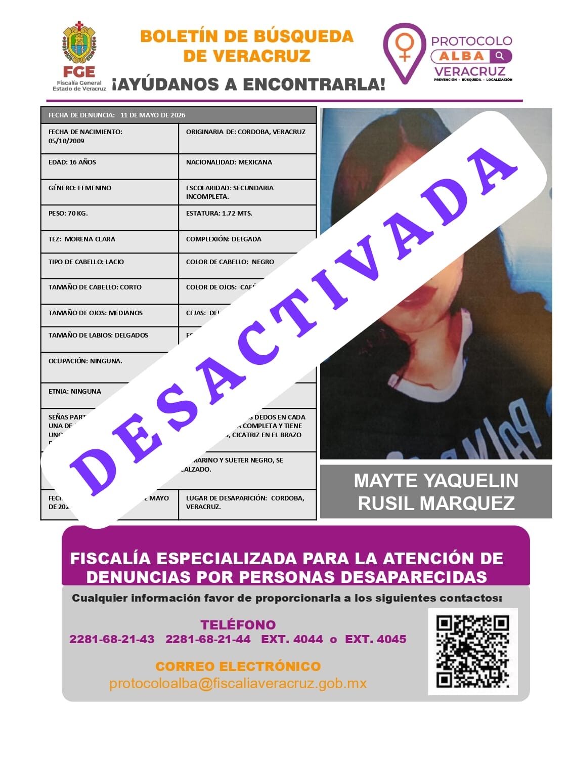 Mayte Yaquelin Rusil Márquez