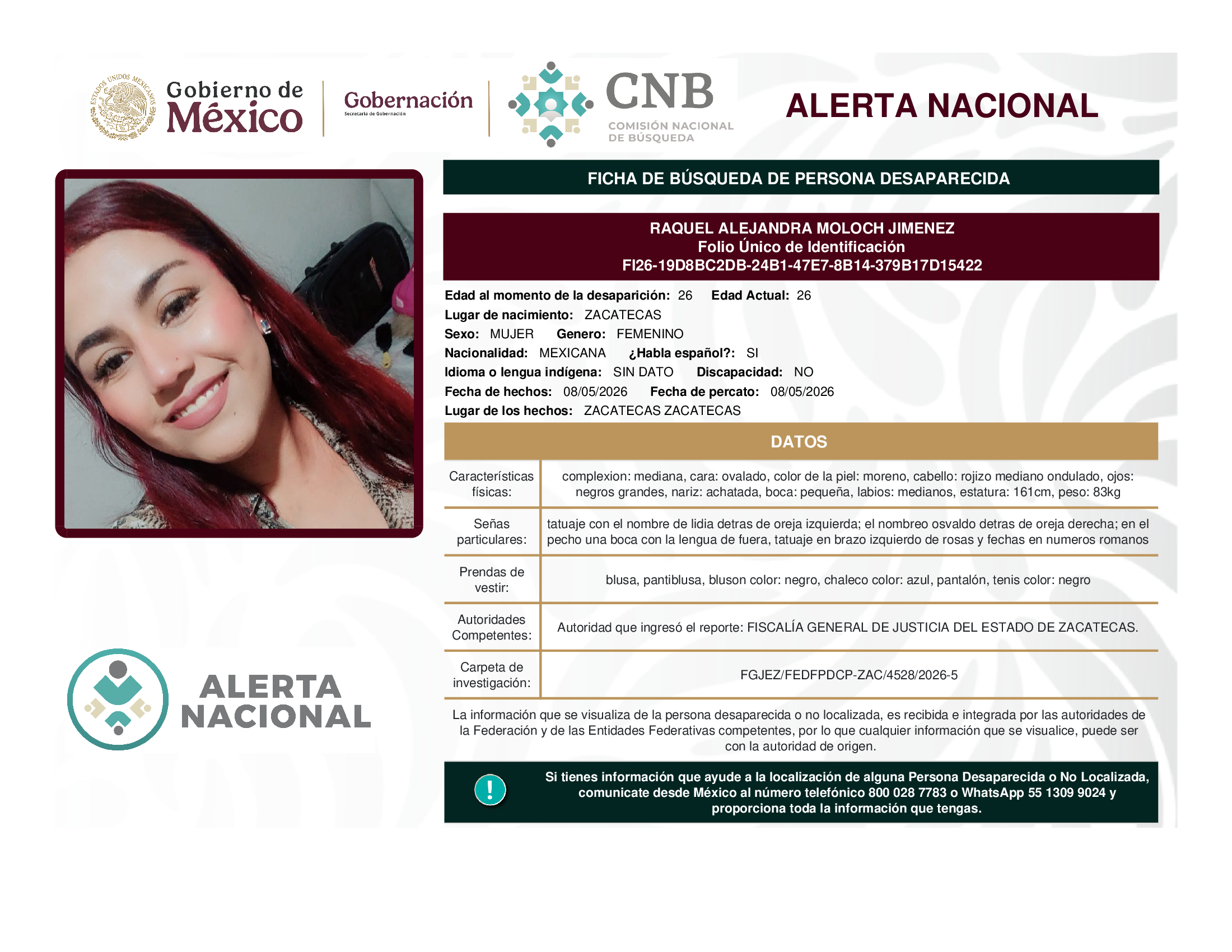 RAQUEL ALEJANDRA MOLOCH JIMENEZ